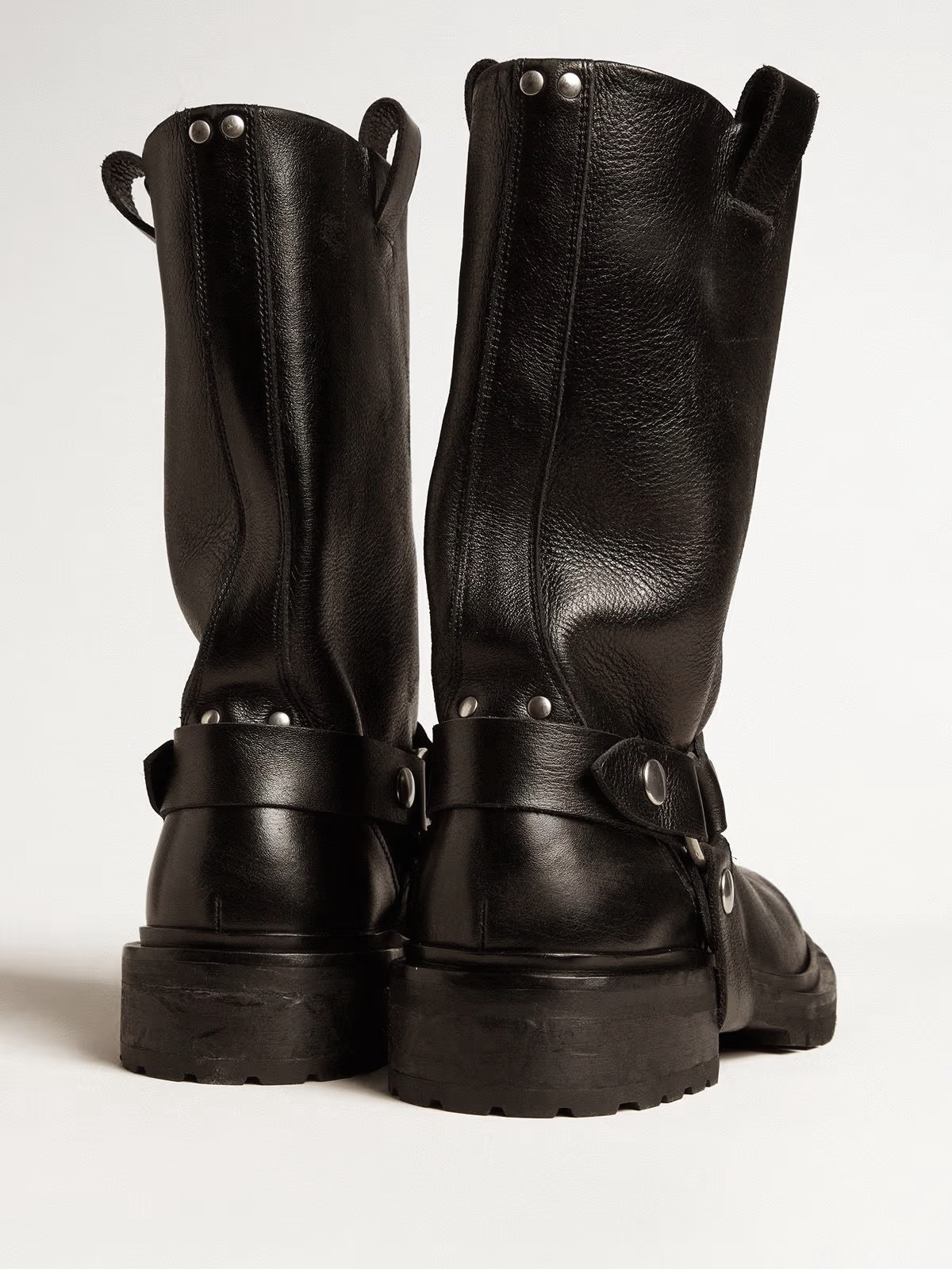 GOLDEN GOOSE Biker Boot in Black