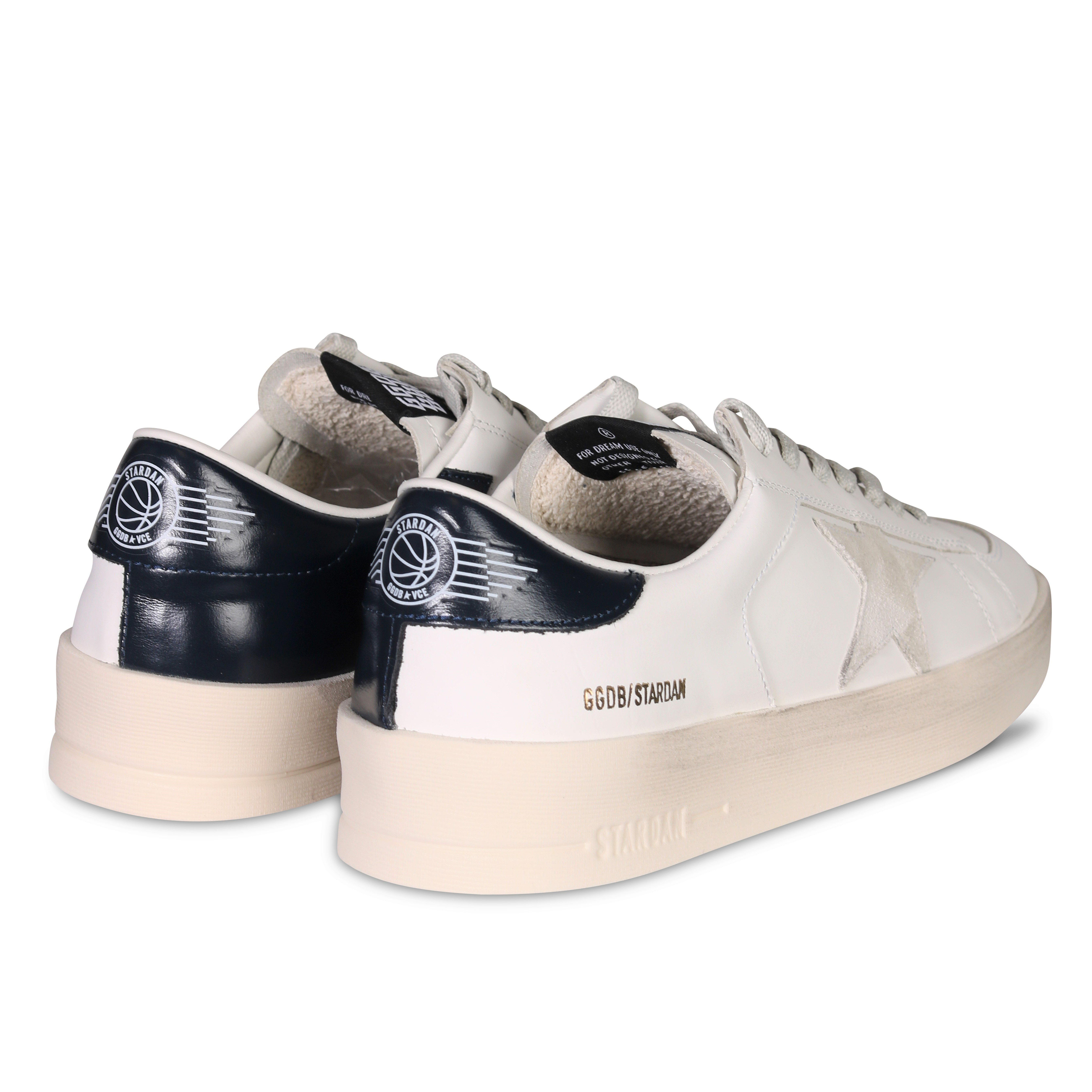 Golden Goose Sneaker Stardan in White Ice Black