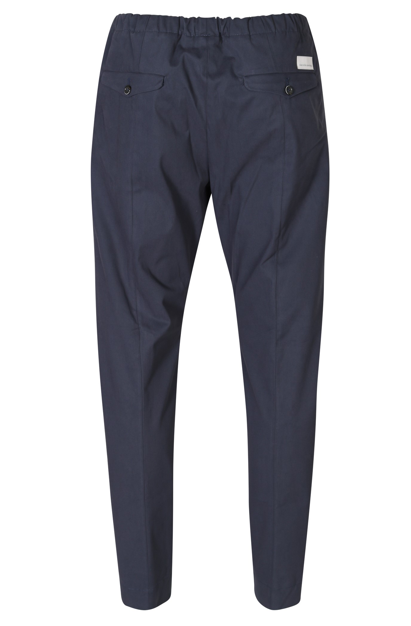 NINE:INTHE:MORNING Mirco Carrot Cotton Stretch Pant in Blue Navy 54
