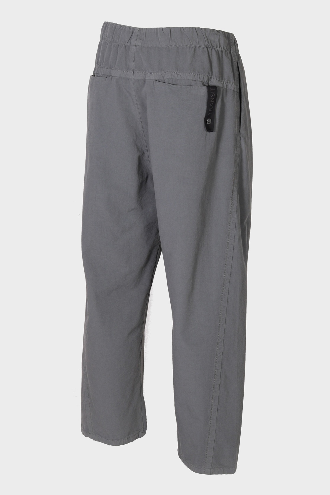 TRANSIT UOMO Cotton/Linen Pant in Dark Grey