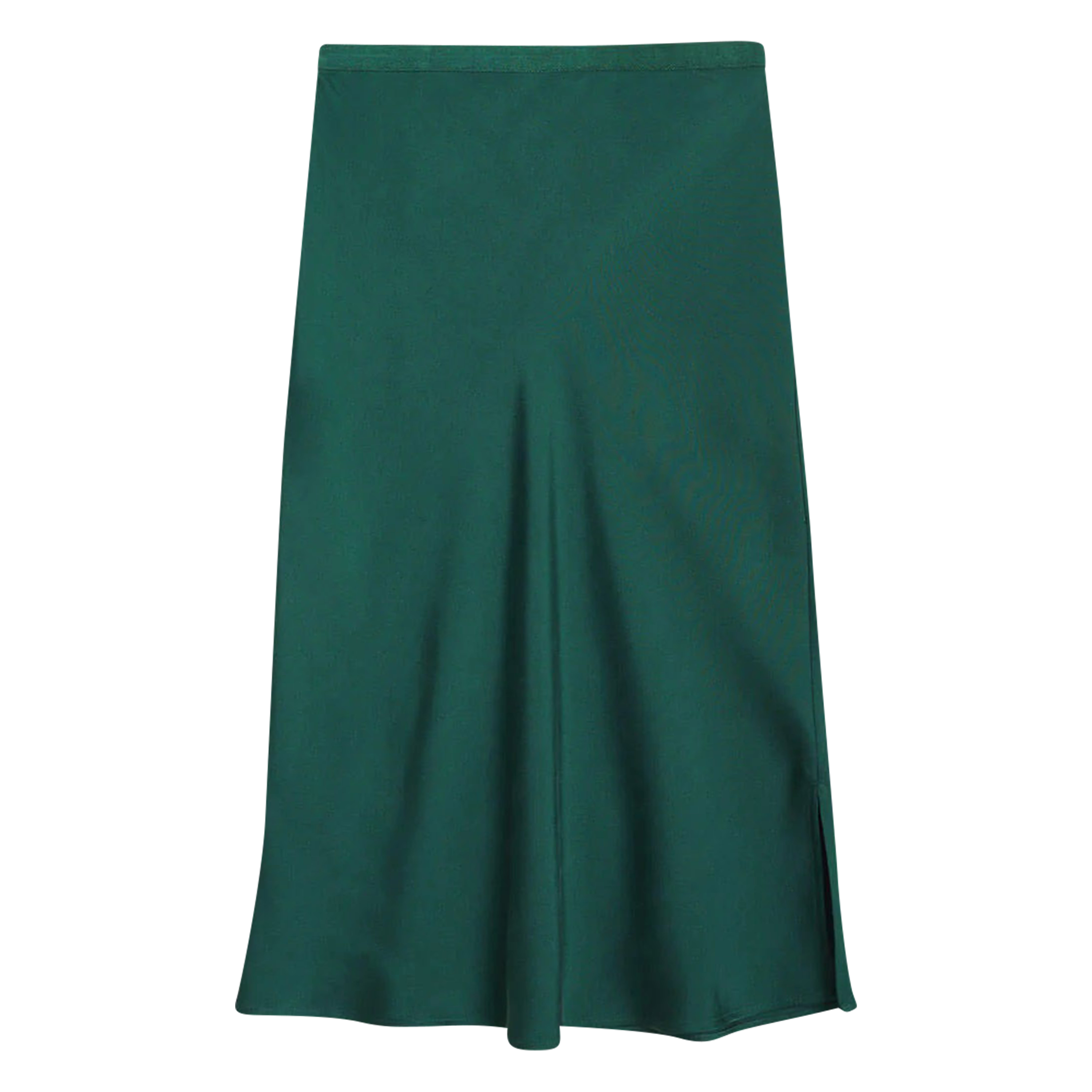 Anine Bing Silk Skirt Erin in Emerald Green