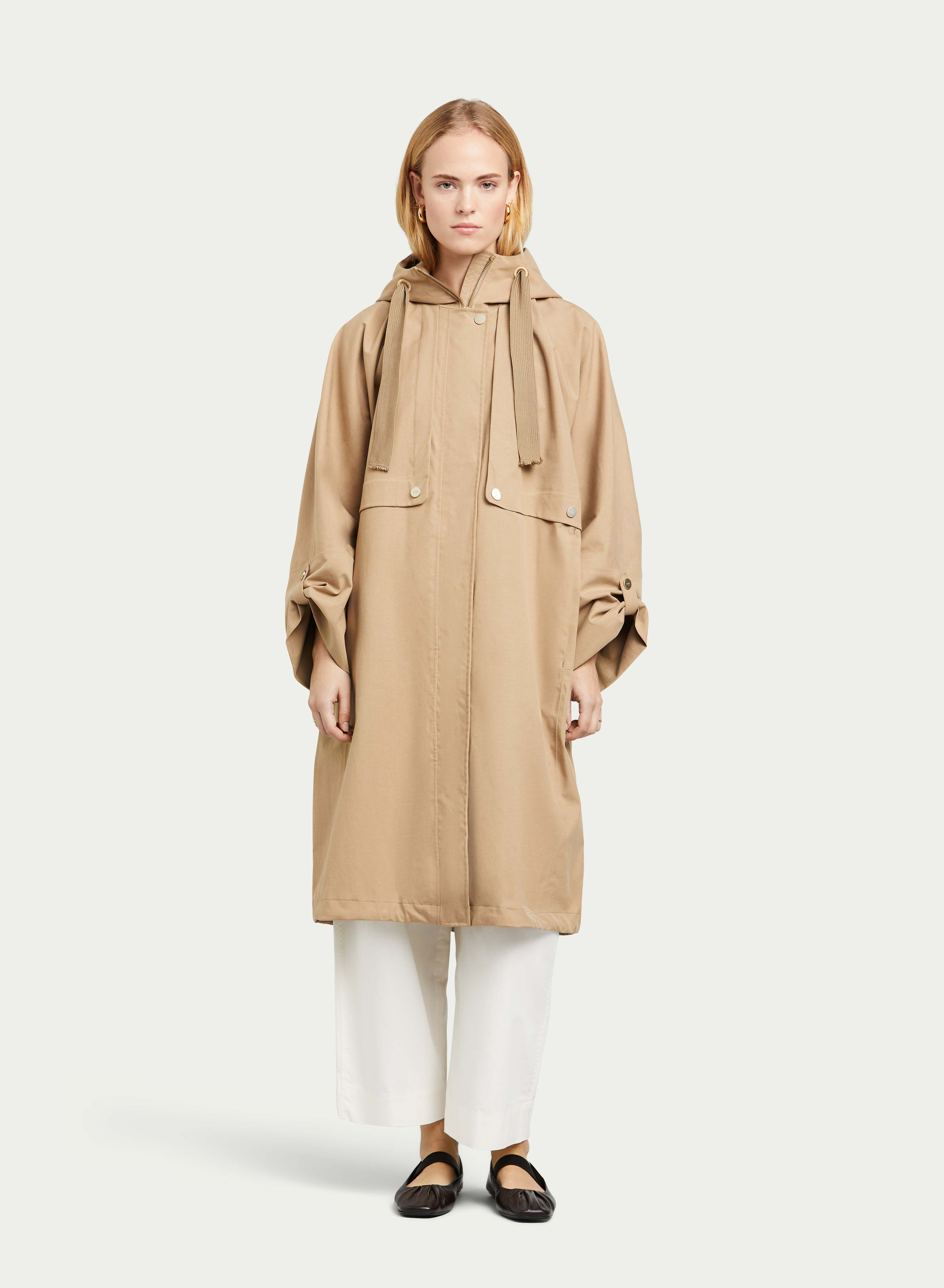 G-LAB Waterproof Coat Milla in Sand XS