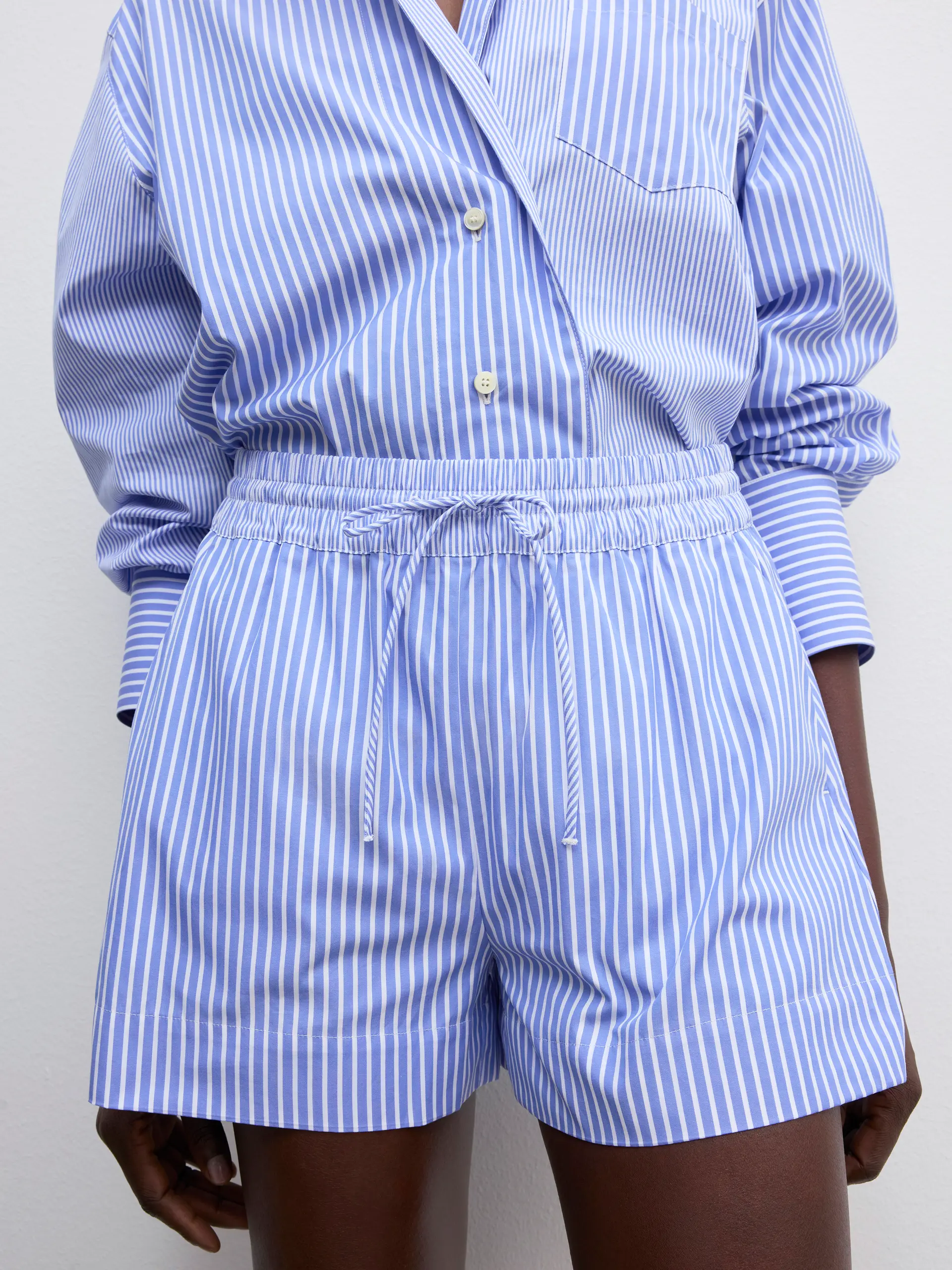 DAGMAR Boxer Shorts in Blue Stripe DAGMAR Boxer Shorts in Blue Stripe