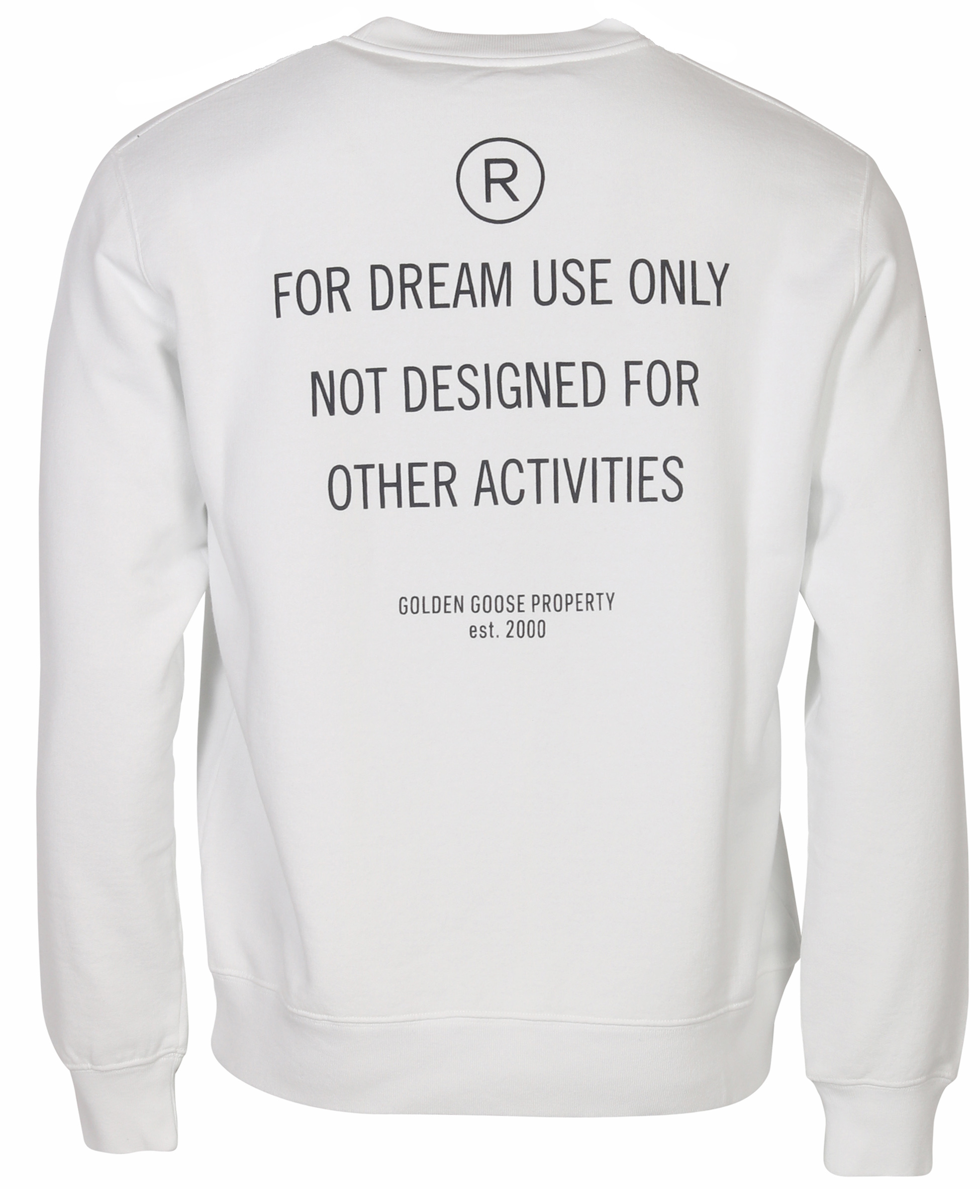 Golden Goose Sweatshirt Golden White Printed S