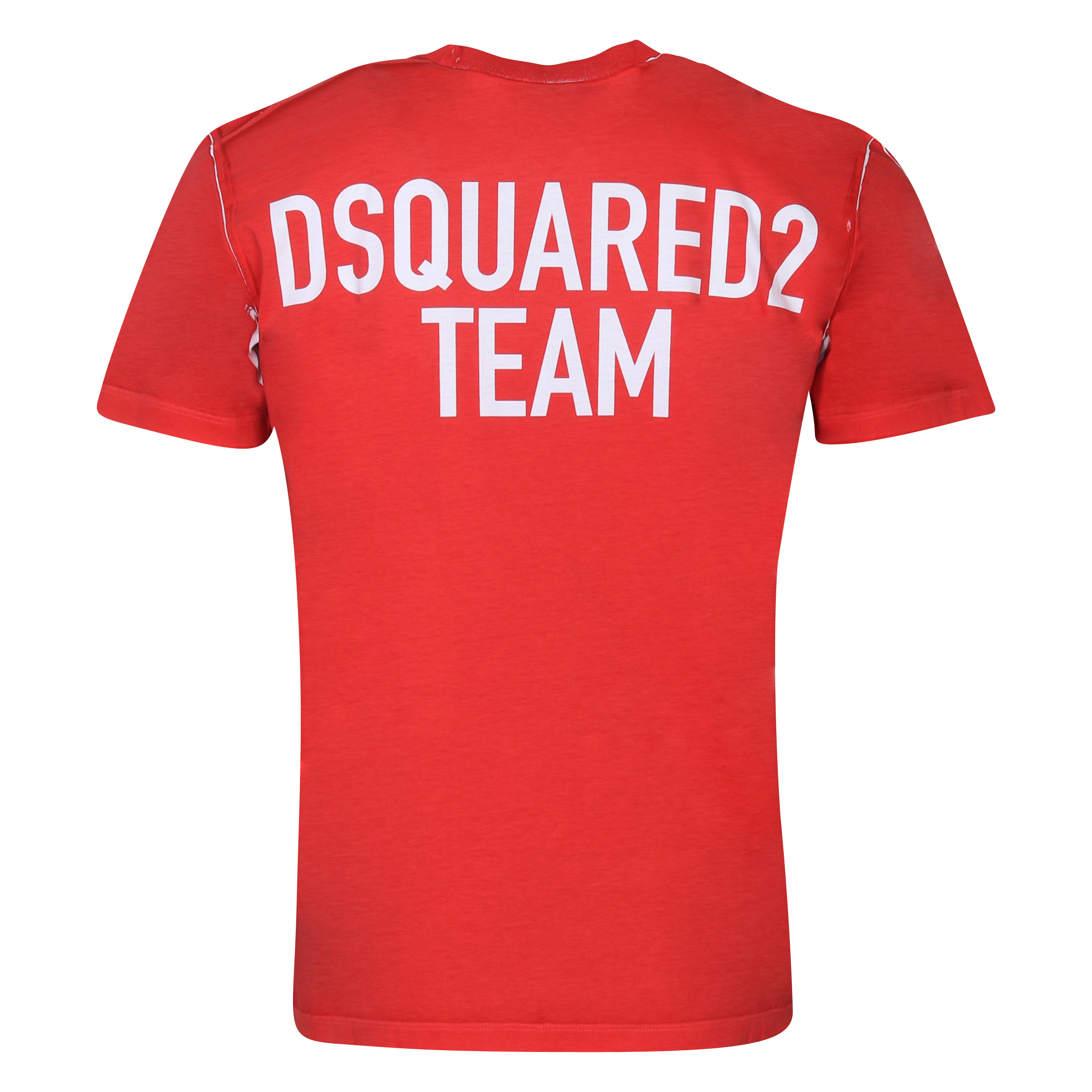 Dsquared T-Shirt Red Printed