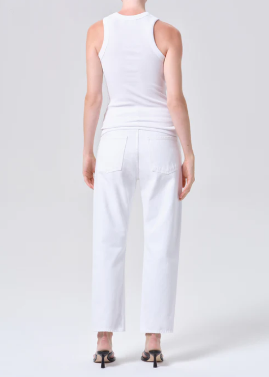 AGOLDE 90's Crop Jeans in Marshmallo