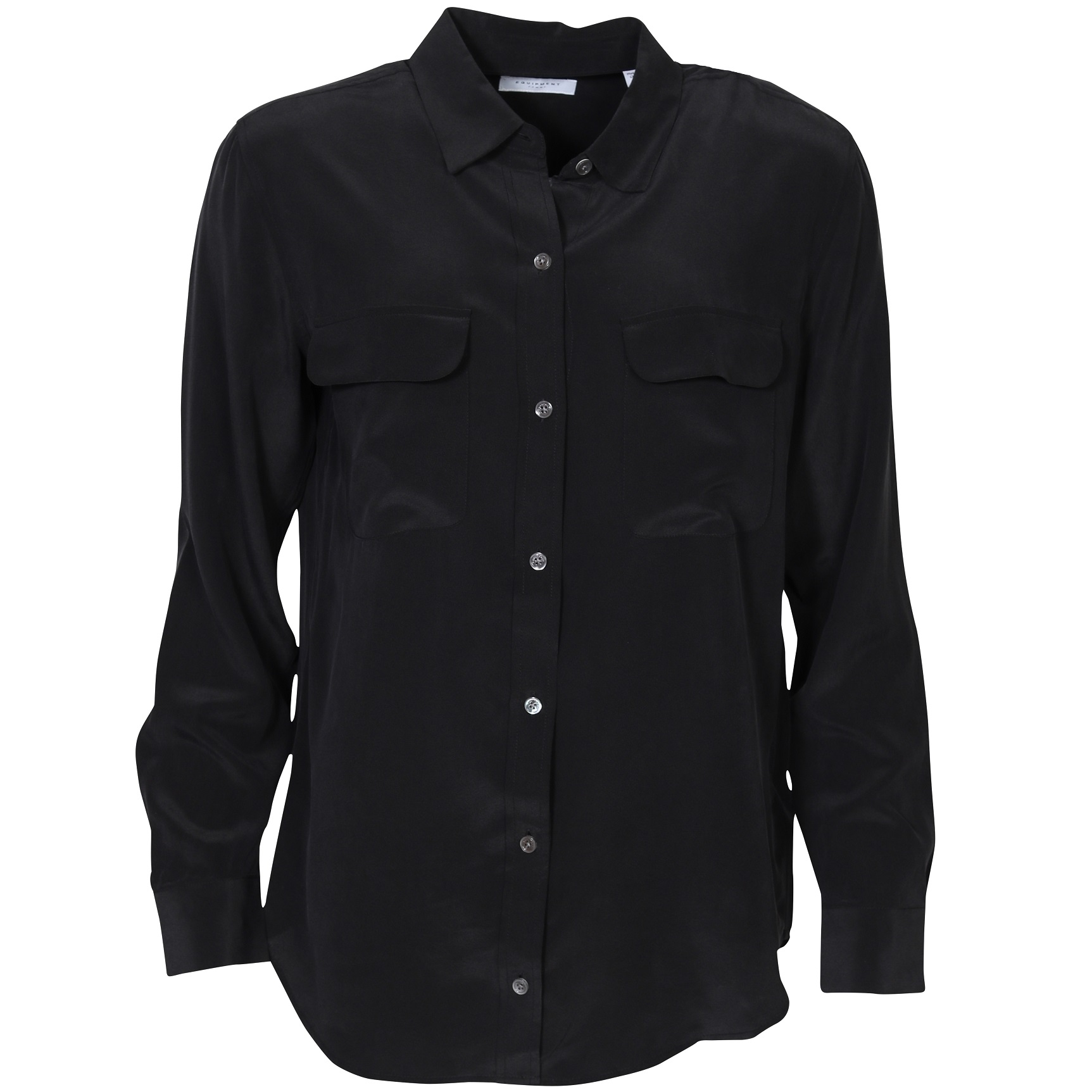 EQUIPMENT Silk Shirt in Black XS