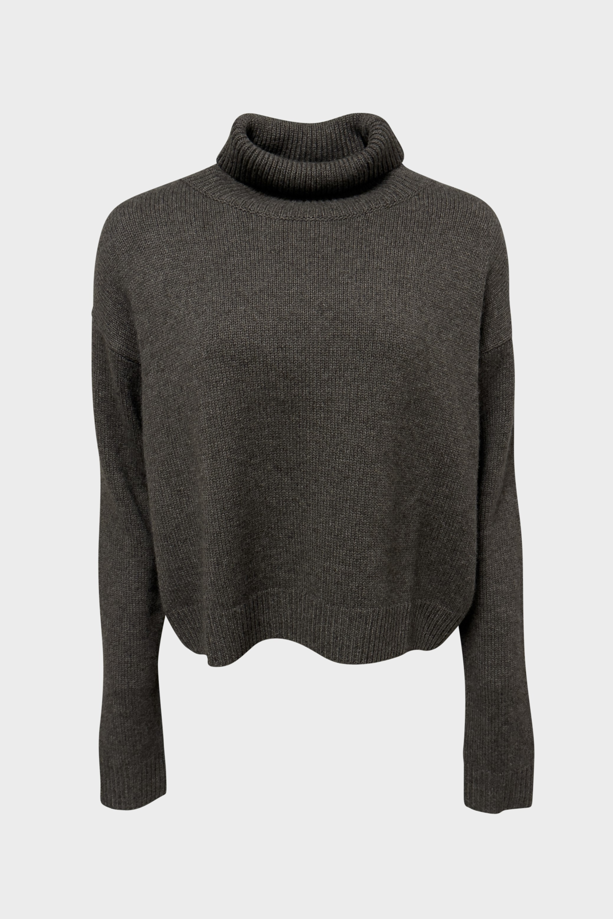 FLONA Cashmere Turtleneck Sweater Taupe