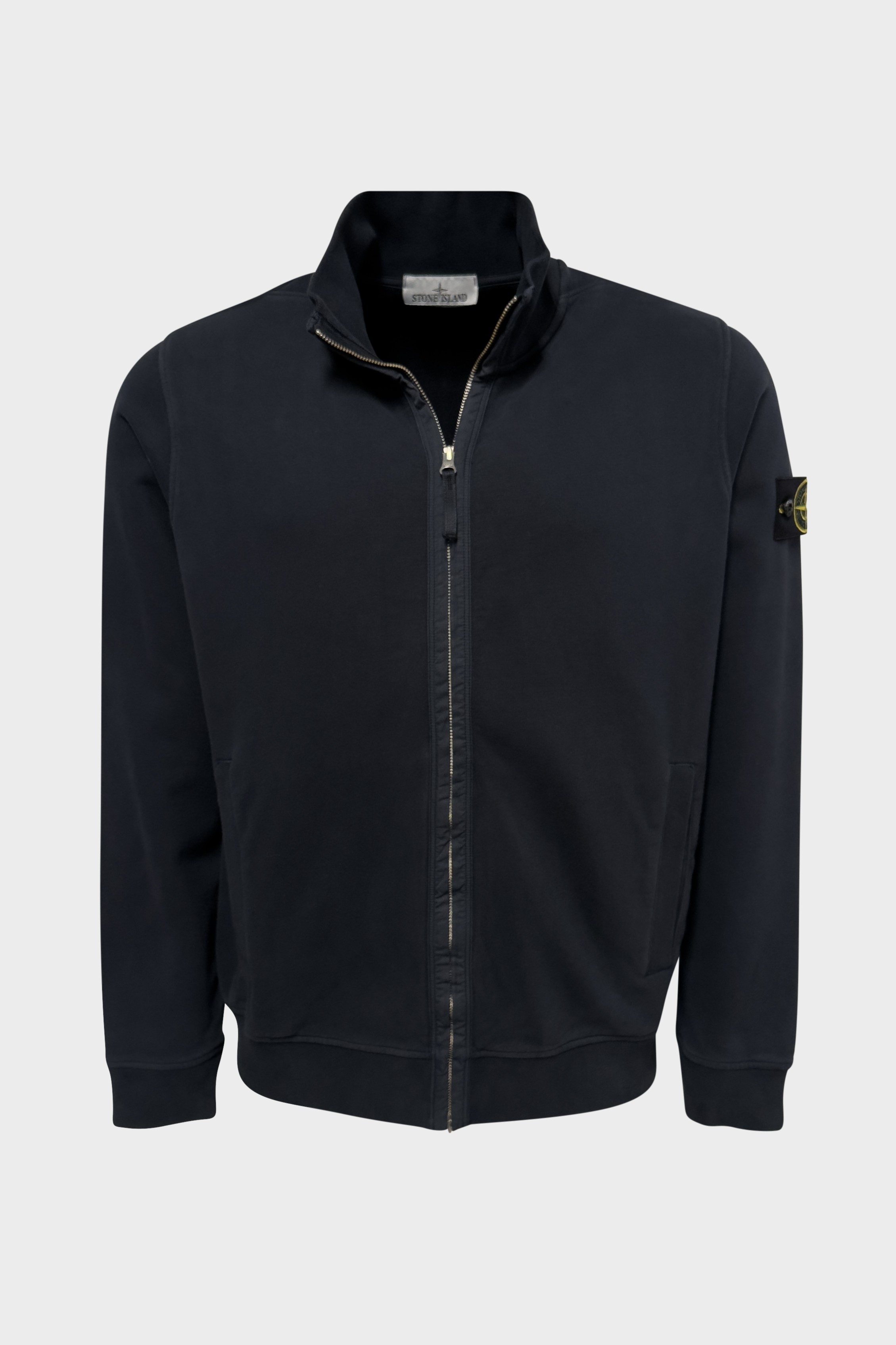 STONE ISLAND Zip Sweatshirt in Navy