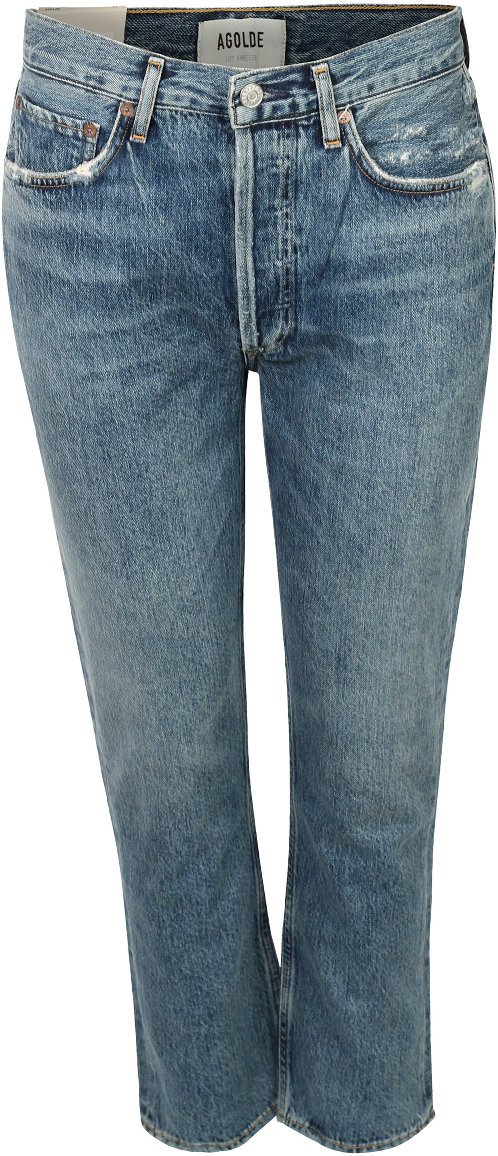 Agolde Jeans Riley Frequency Blue Wash