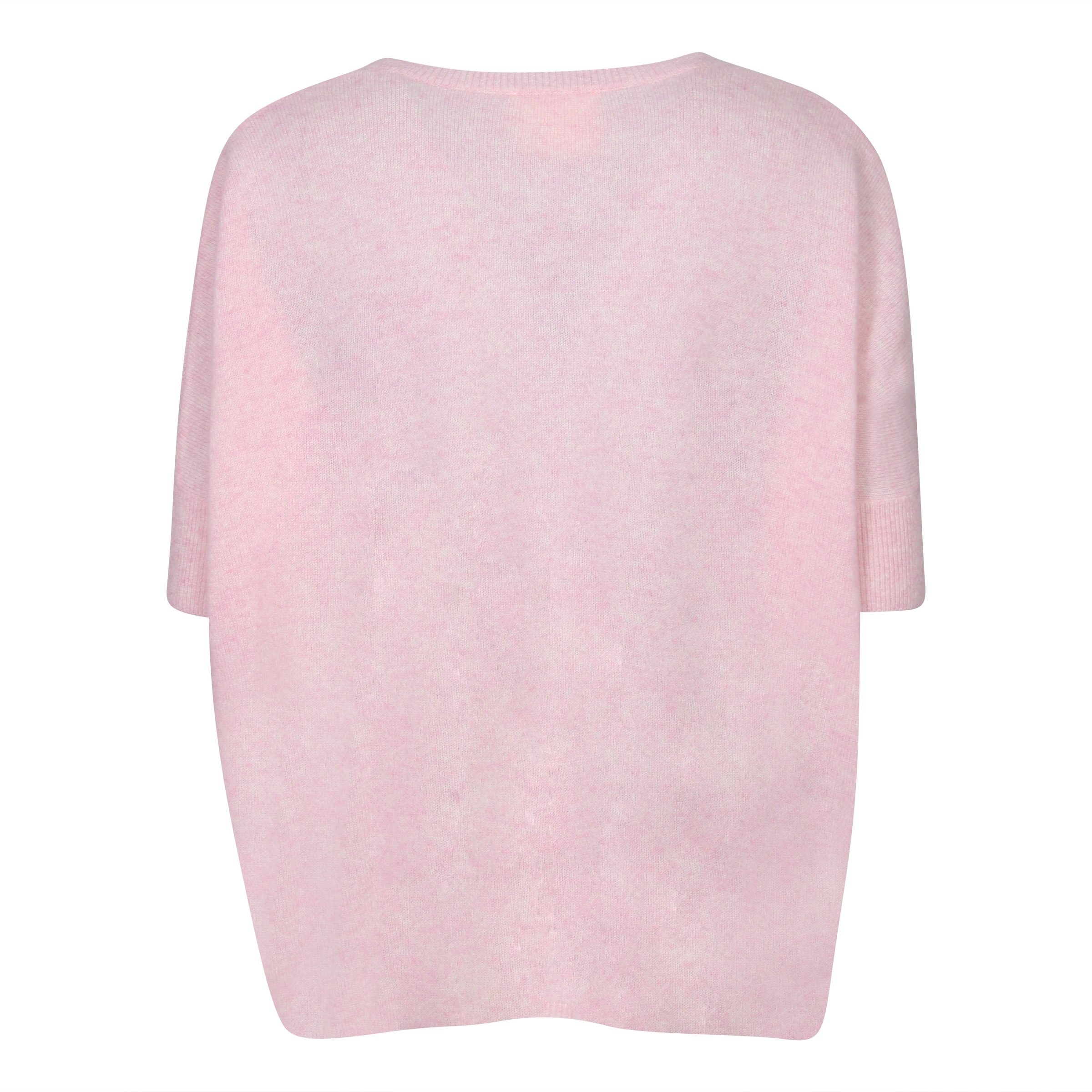 Absolut Cashmere Oversized Sweater Light Pink Melange L