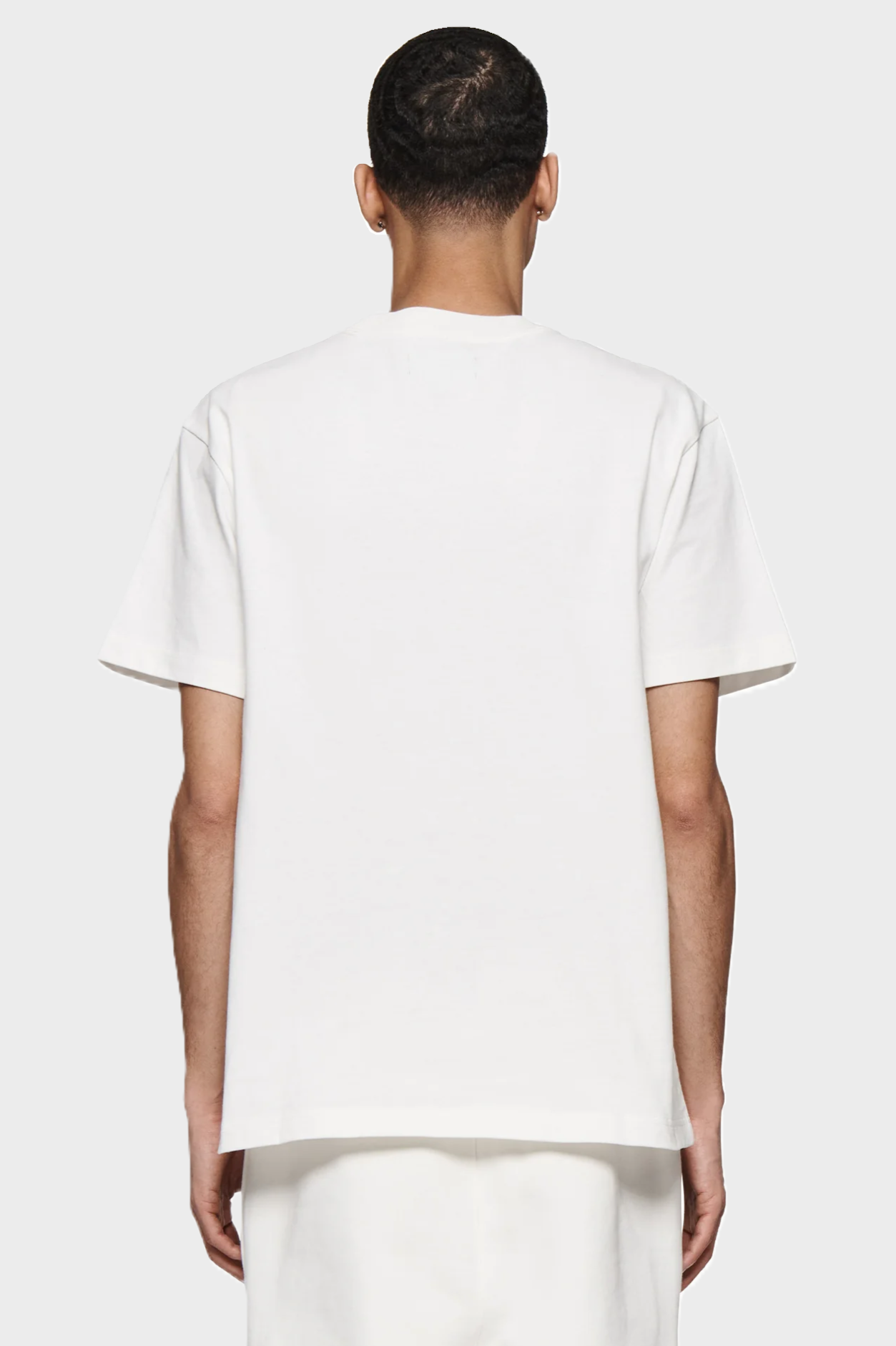 PURPLE-BRAND Heavy Cotton Logo T-Shirt in Off White