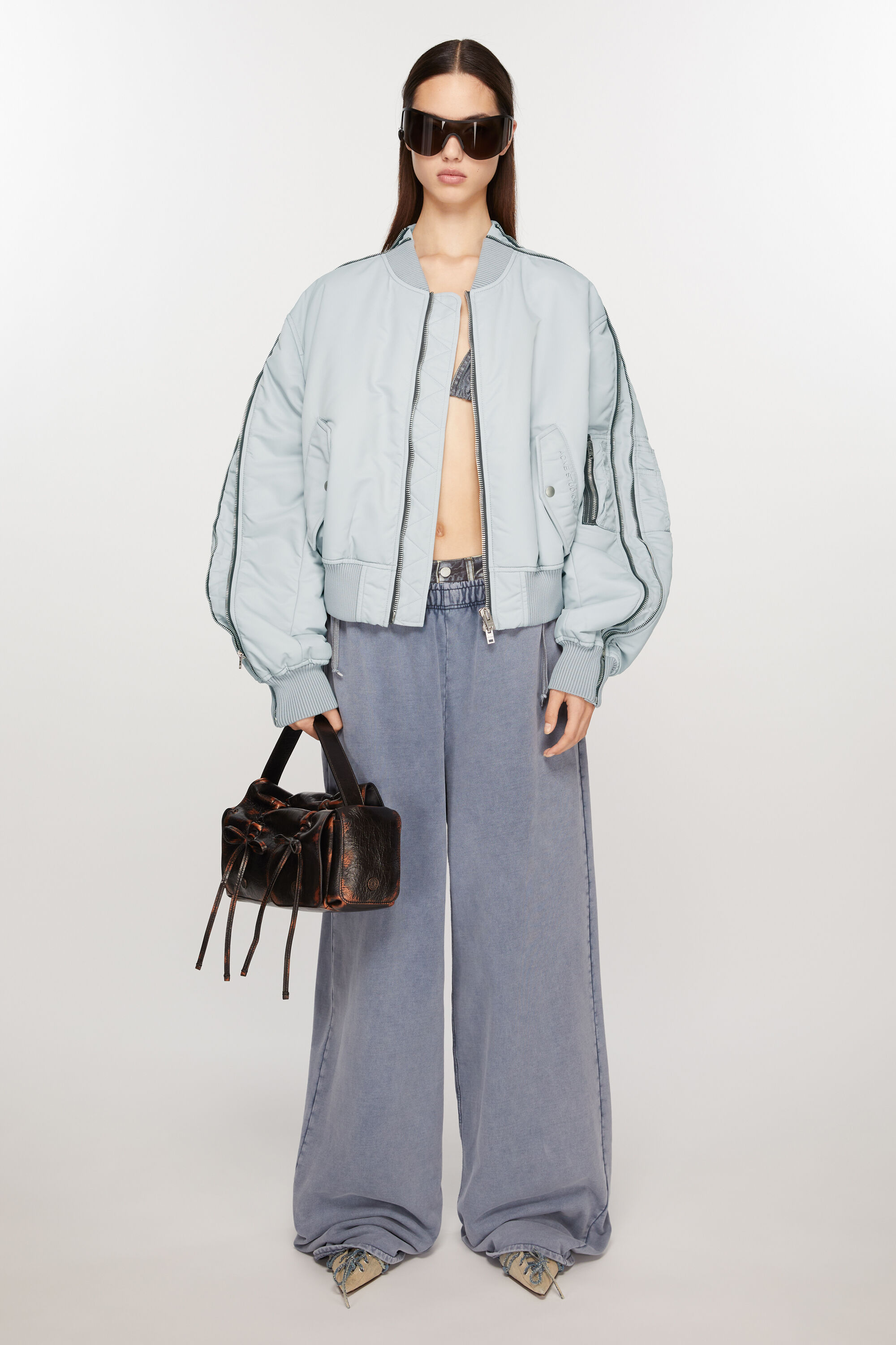 ACNE STUDIOS Bomberjacket in Powder Blue 36