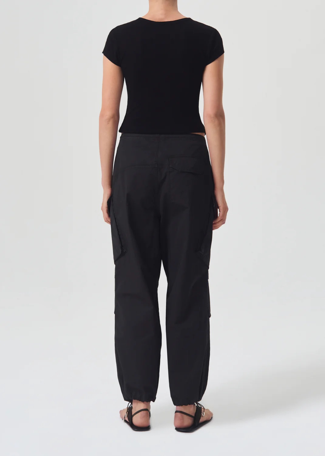 AGOLDE Ginerva Cargo Pant in Black XS