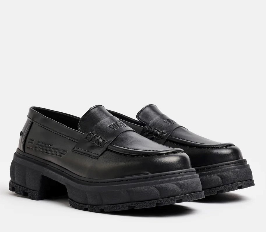 VIRÓN Quantum Loafer in Black Apple