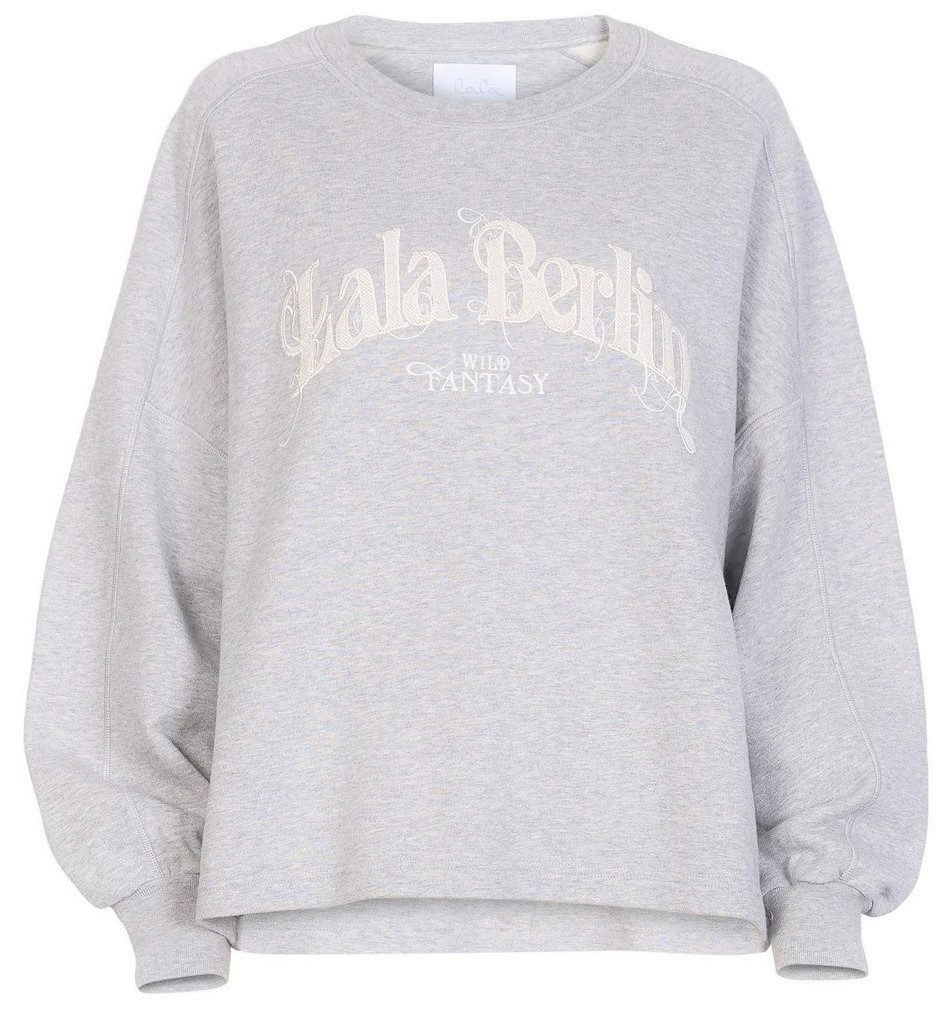 Lala Berlin Sweatshirt Izoni in Grey Melange M