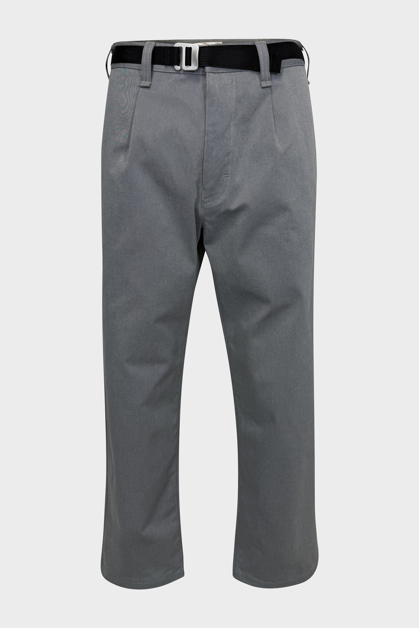 STONE ISLAND MARINA Belted Pant in Silver Blue
