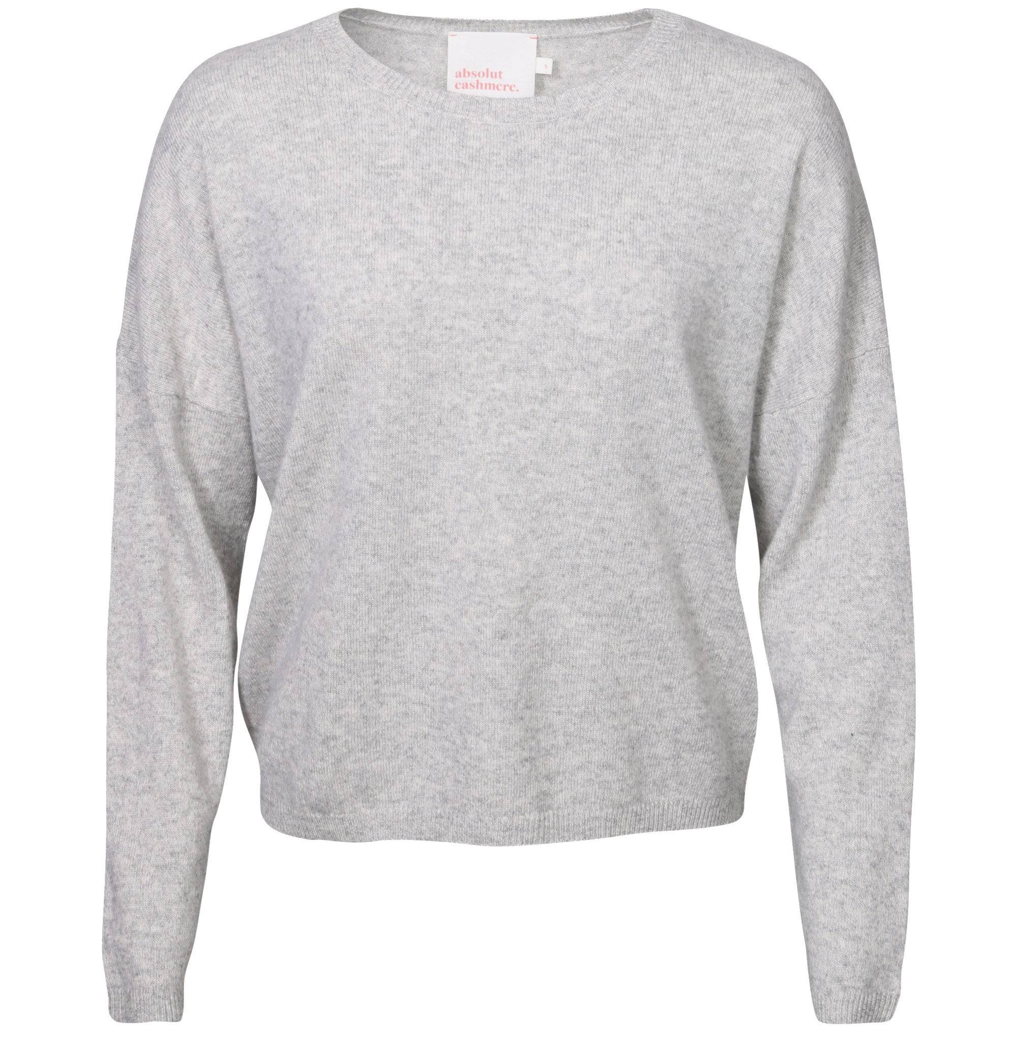 ABSOLUT CASHMERE Round Neck Sweater Kaira in Grey Melange XS