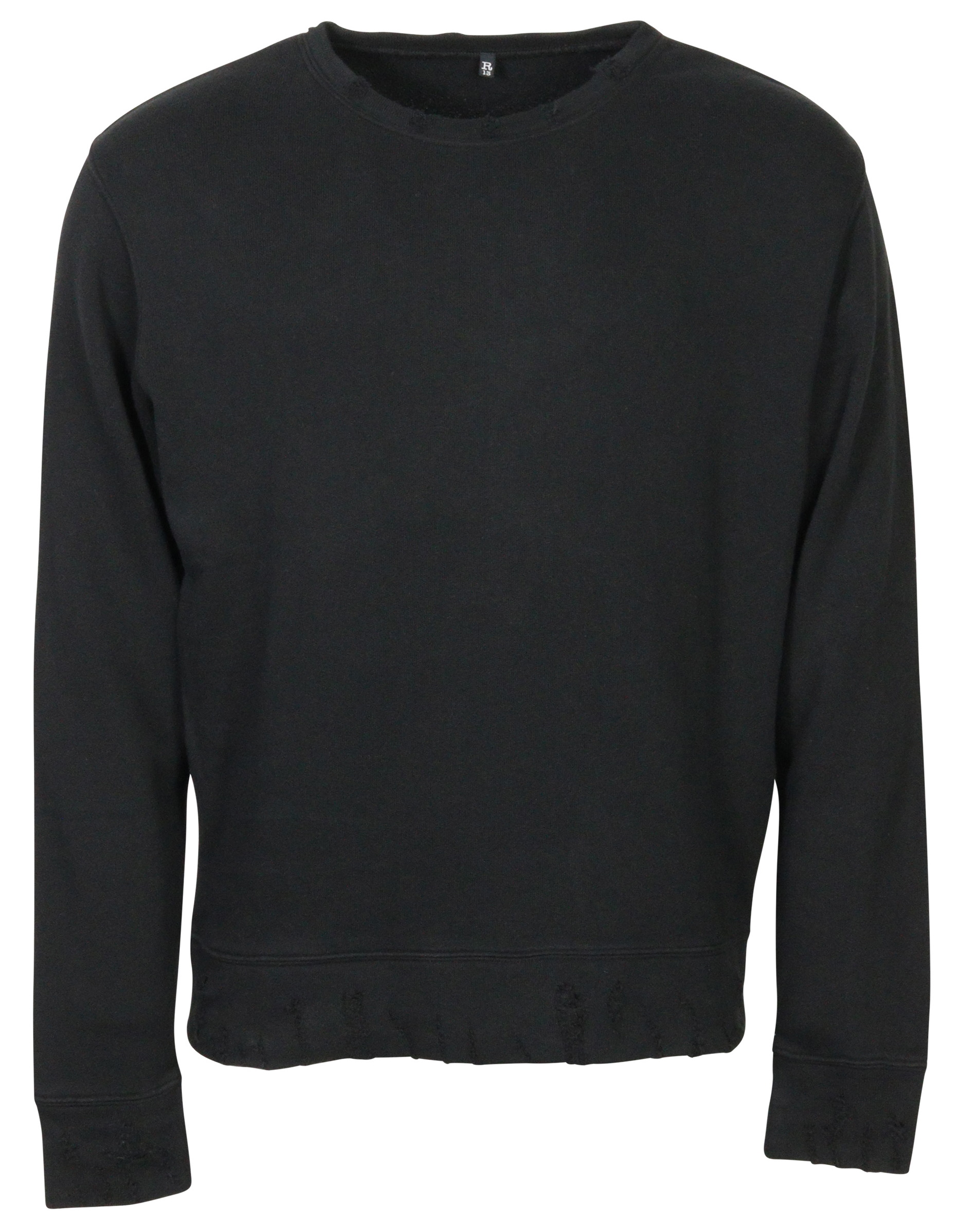R13 Vintage Sweatshirt in Black