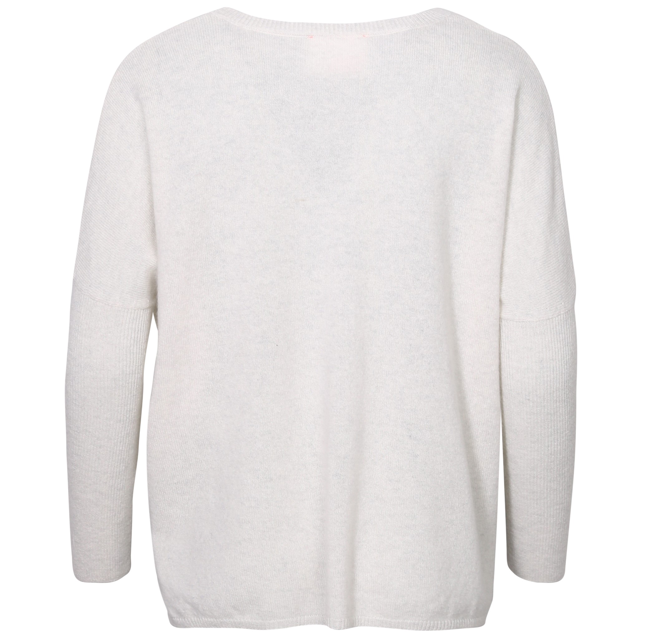 ABSOLUT CASHMERE Poncho Sweater Astrid in Light Grey Melange S