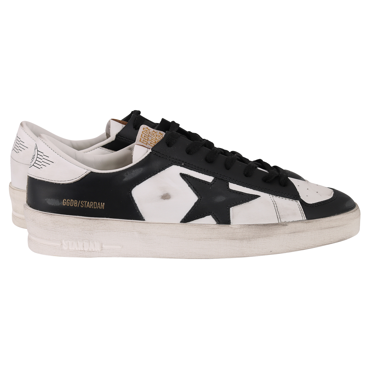 Golden Goose Sneakers Stardan Leather Upper Star and Heel