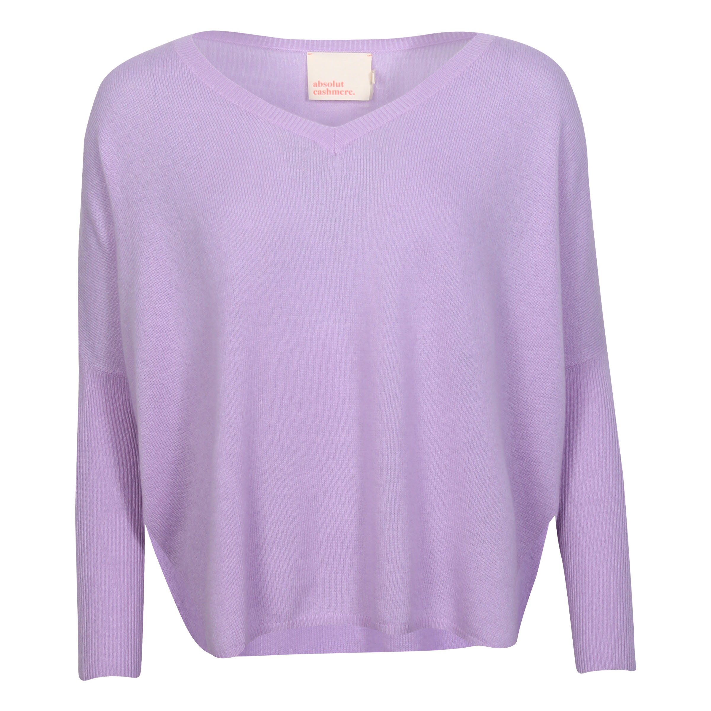 Absolut Cashmere Poncho Sweater Camille in Lilac