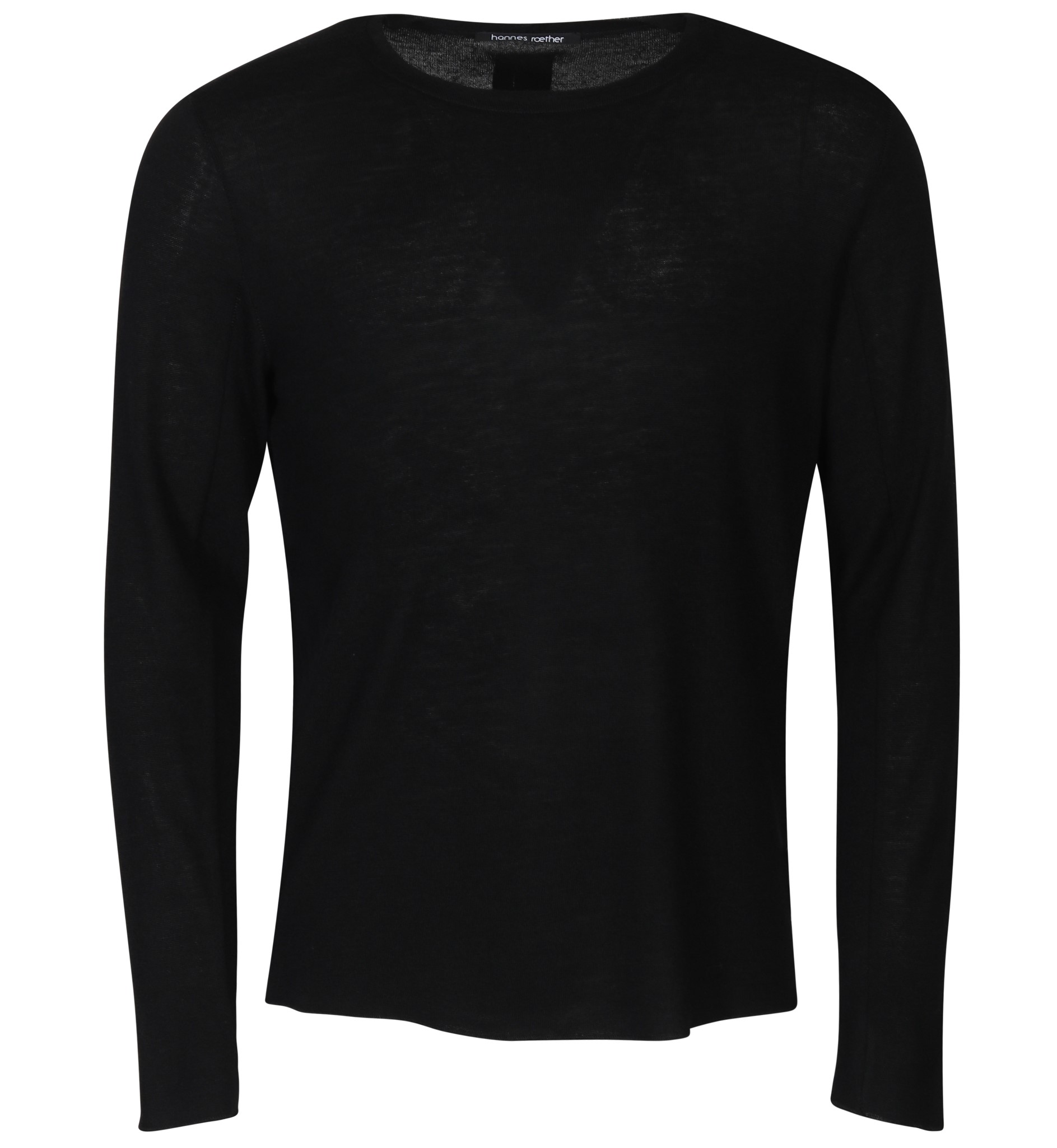 HANNES ROETHER Knit Longsleeve in Black S