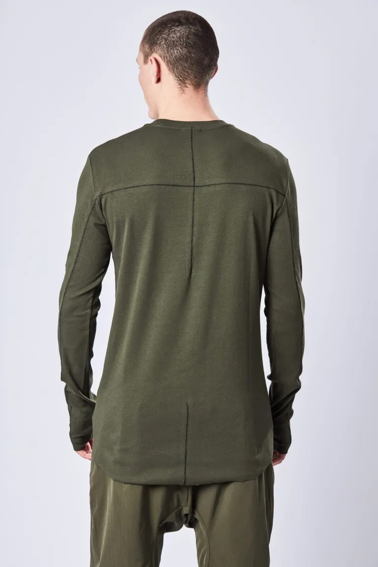 THOM KROM Longsleeve in Green