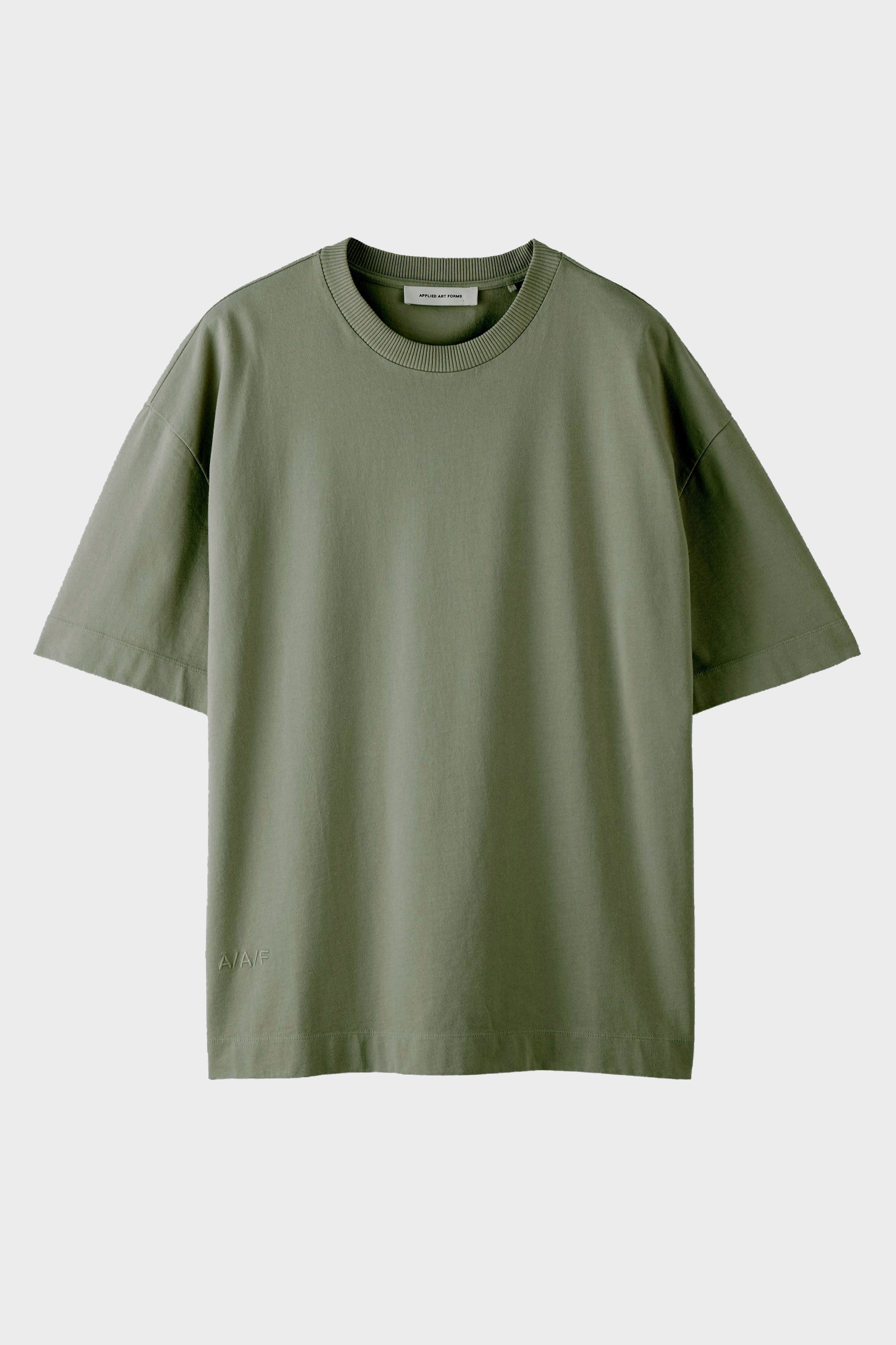 APPLIED ART FORMS Oversize T-Shirt in Dust Green L