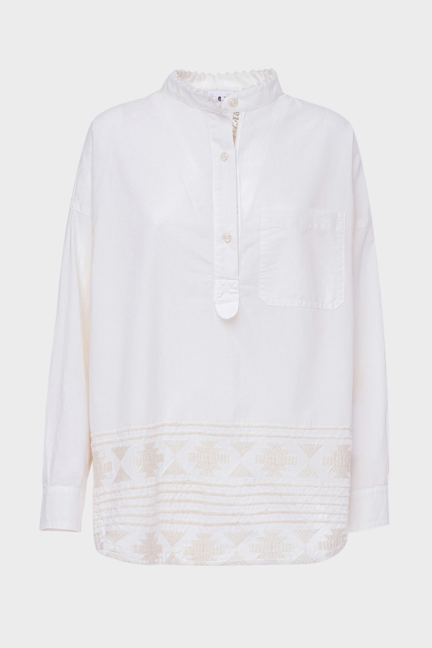 BAZAR DELUXE Cotton Blouse in Ivory