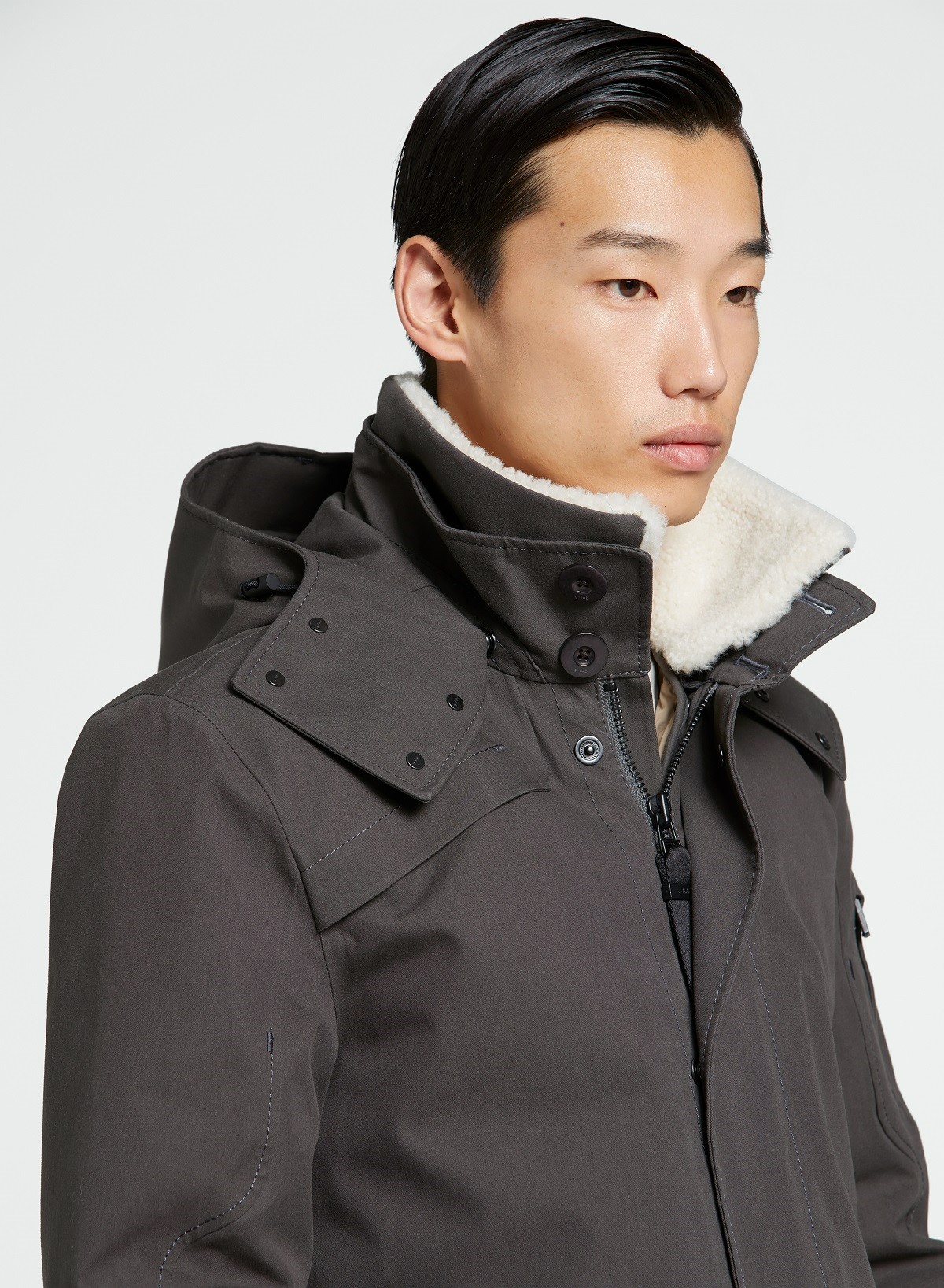 g-lab Magnum Cotton Touch Parka in Graphite L