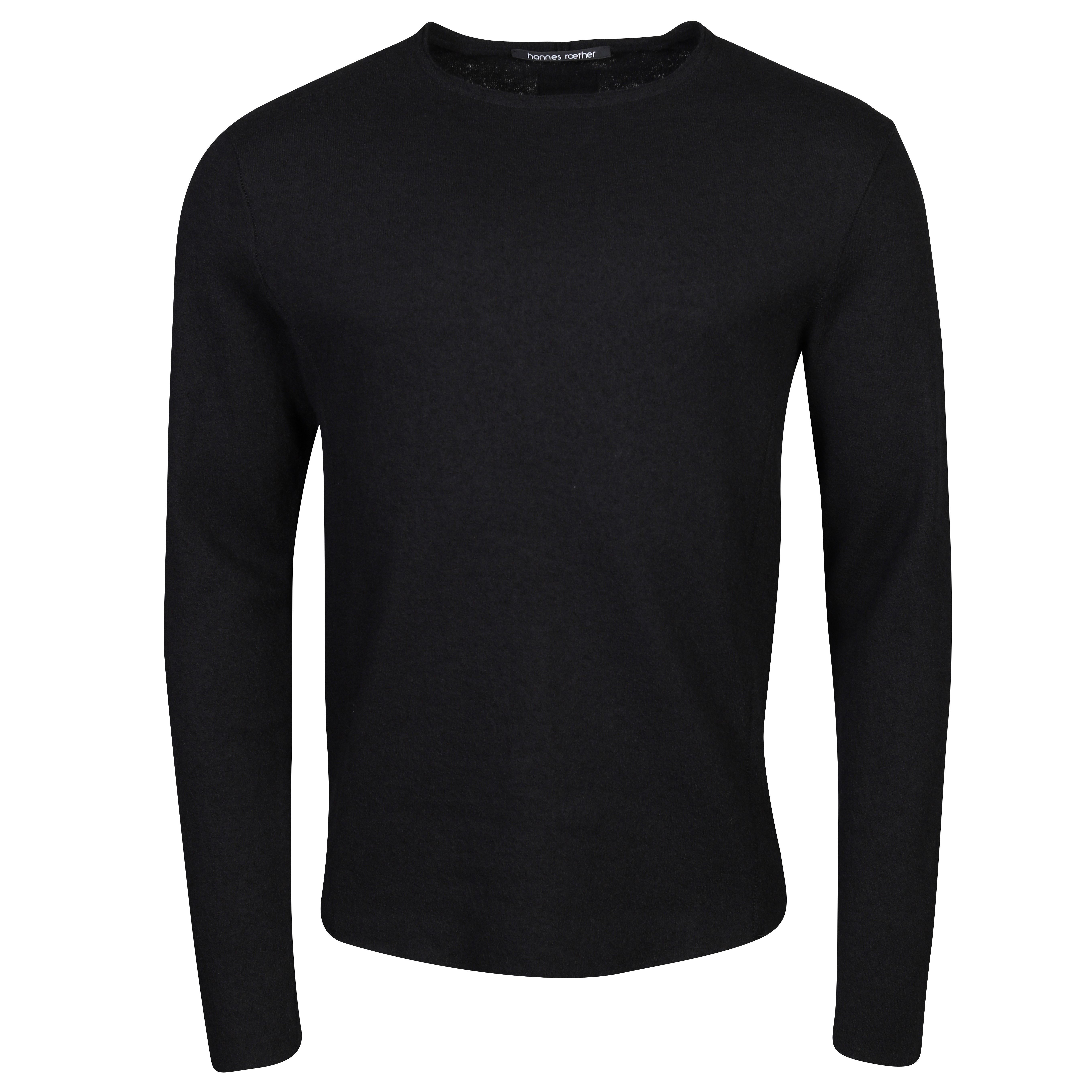 Hannes Roether Knit Pullover in Black