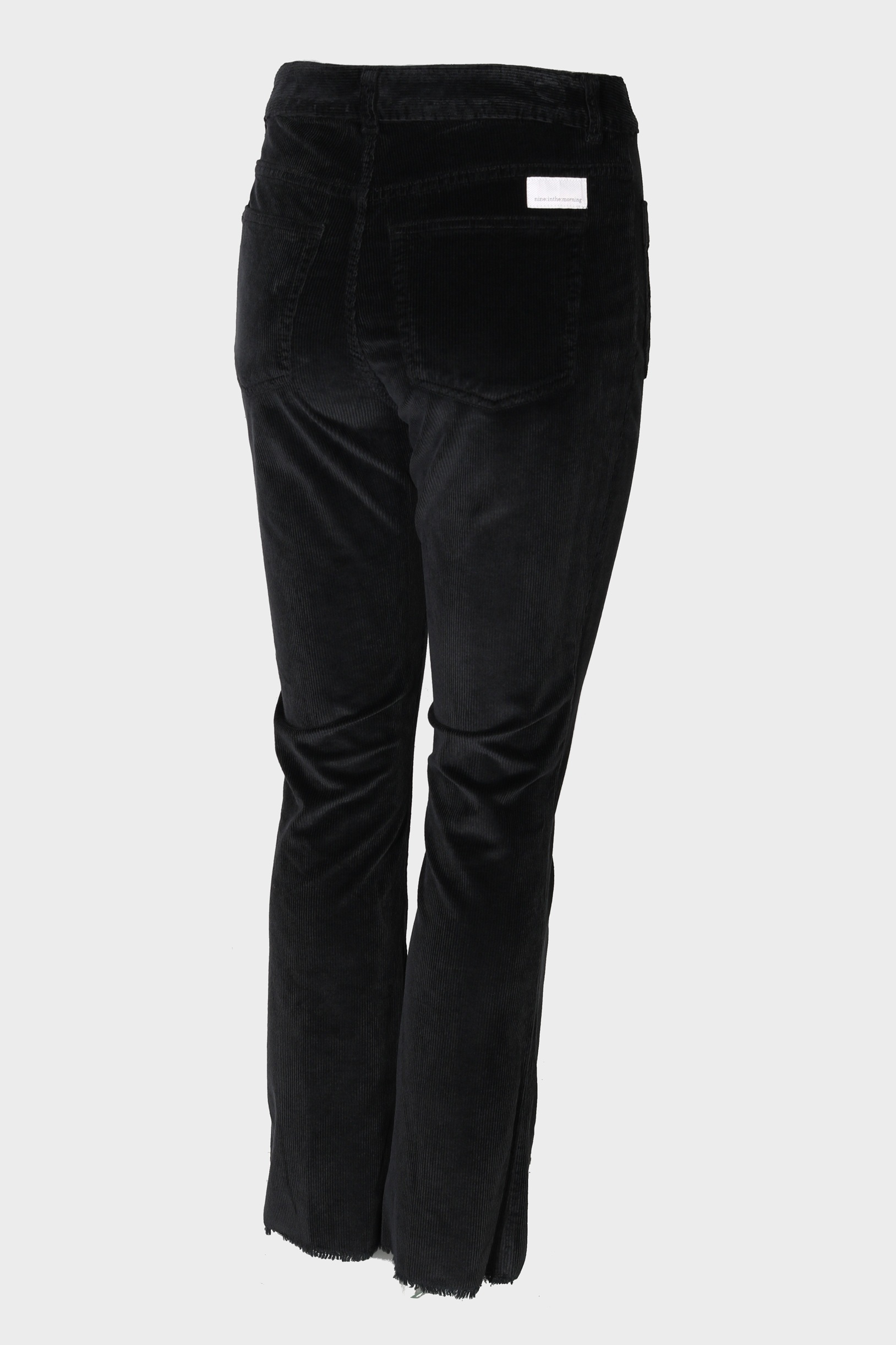 NINE:INTHE:MORNING Hannah Corduroy Pant in Black