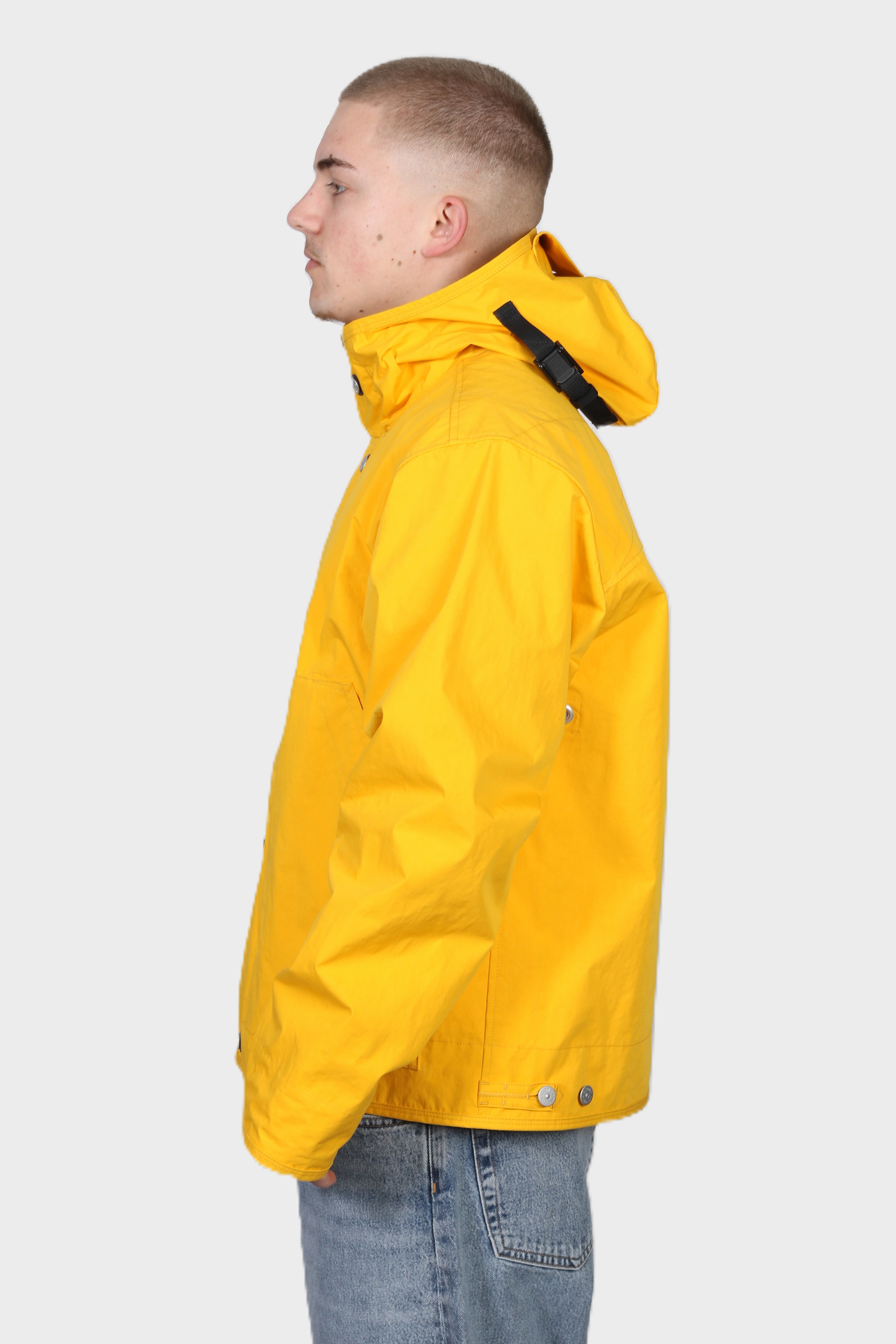 STONE ISLAND MARINA Aluminium Tela S.I. Marina Jacket in Yellow