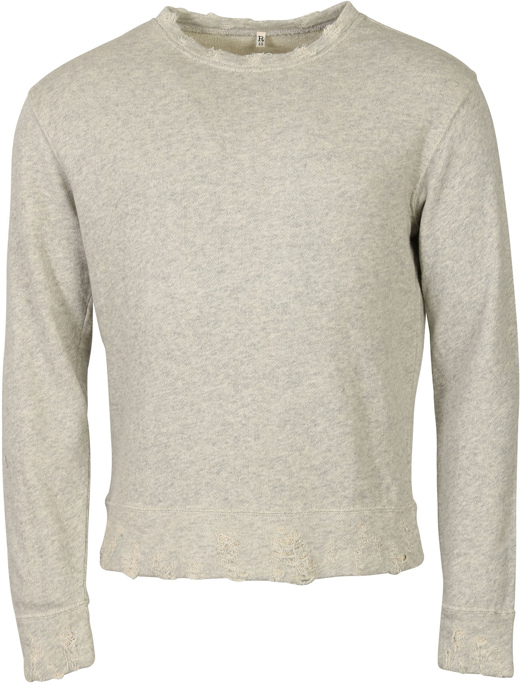R13 Vintage Sweatshirt Heathergrey