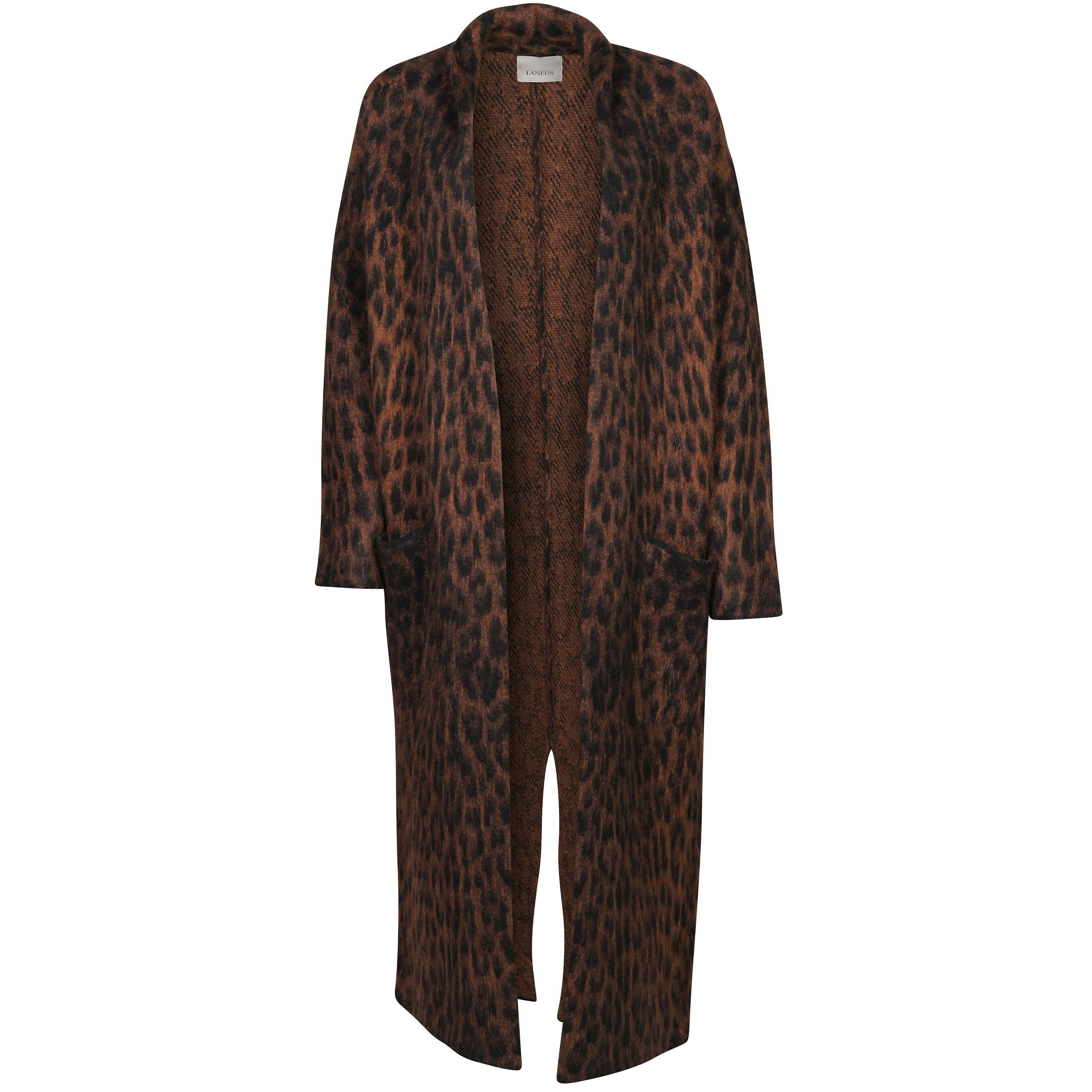 Laneus Knitted Leo Long Coat