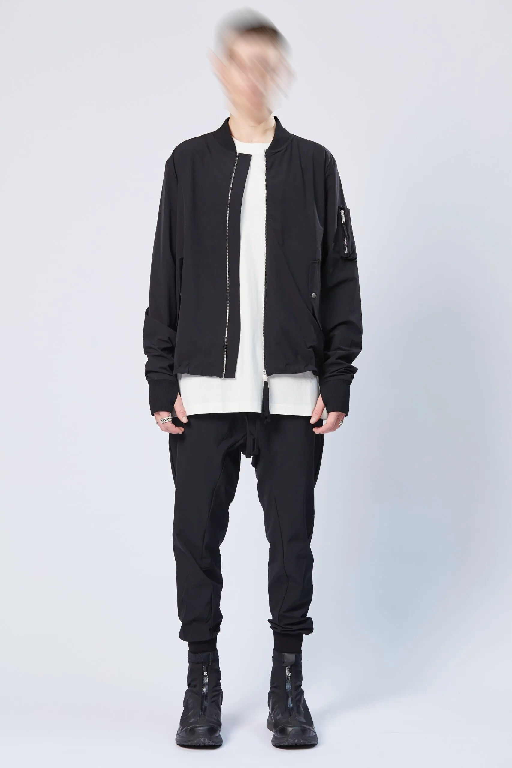 THOM KROM Bomber Jacket in Black S