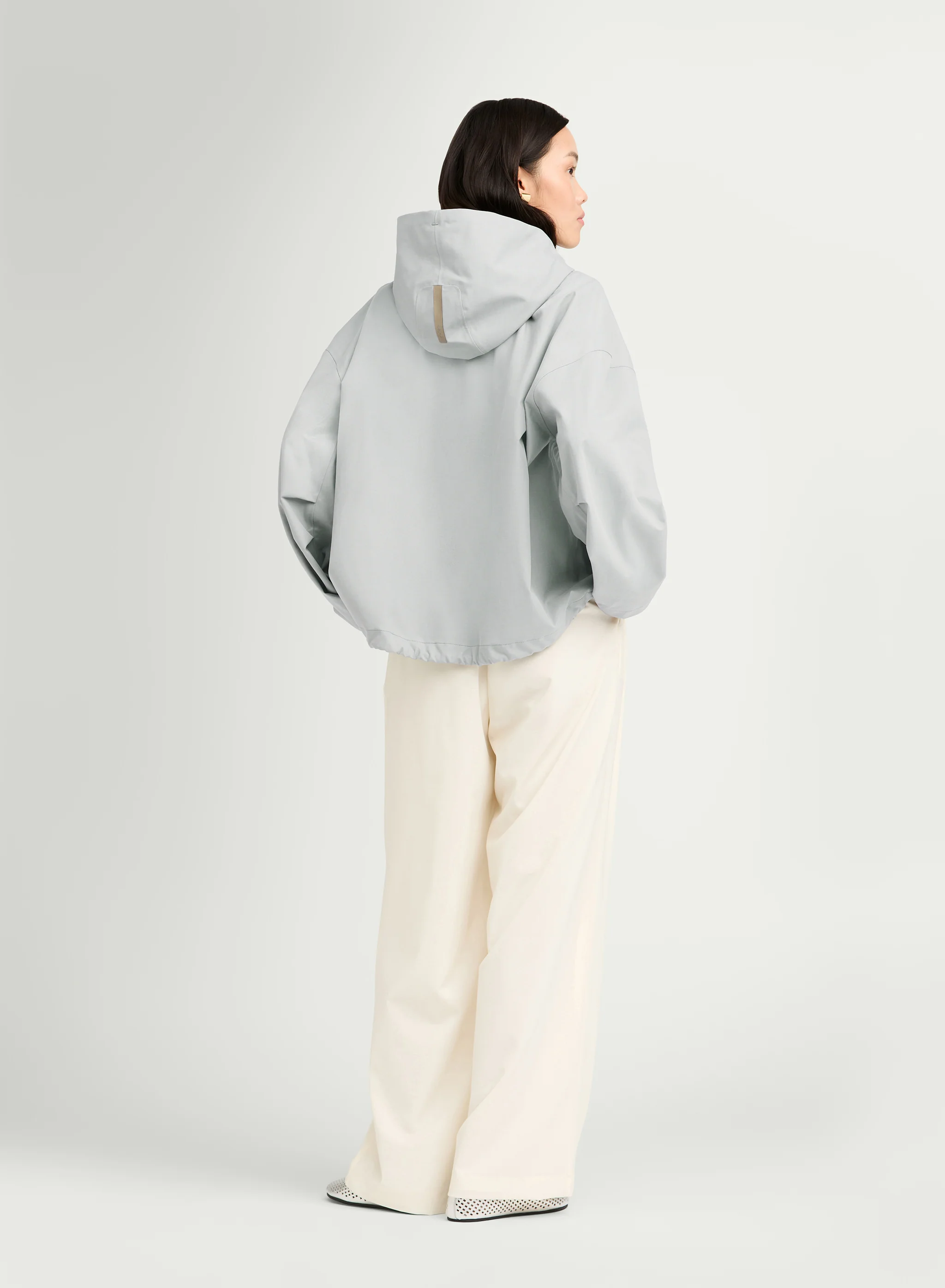 G-LAB Elle Soft Canvas Jacket in Sky Blue