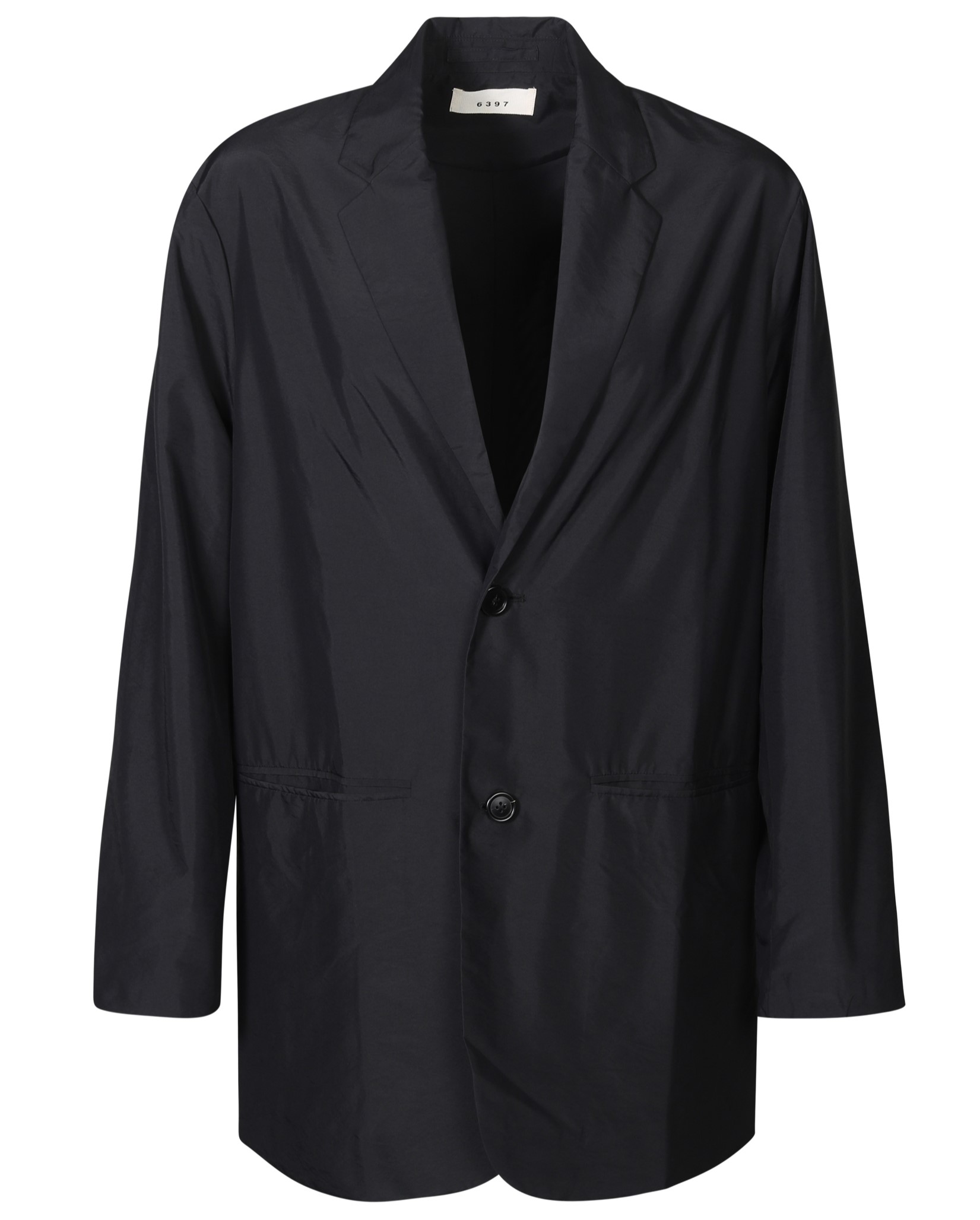 6397 Nylon Blazer in Black