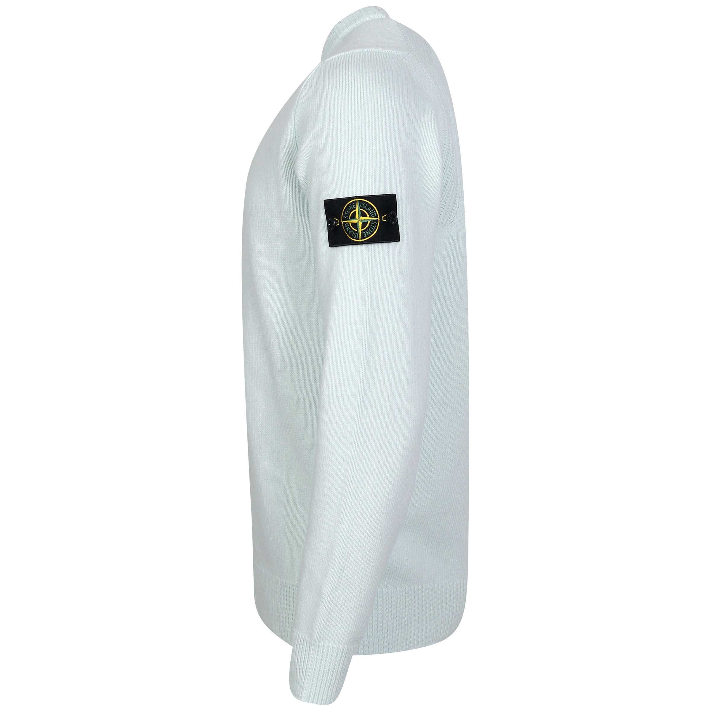 Stone Island Crew Neck Knit Sweater Light Blue