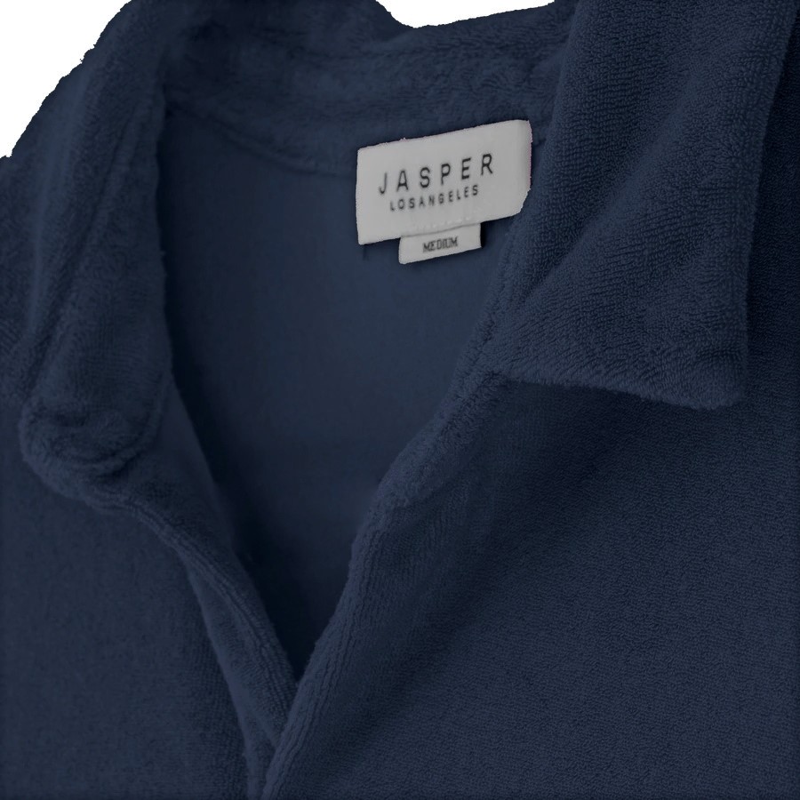 Jasper Los Angeles Terry Polo Fairfax in Navy 2XL