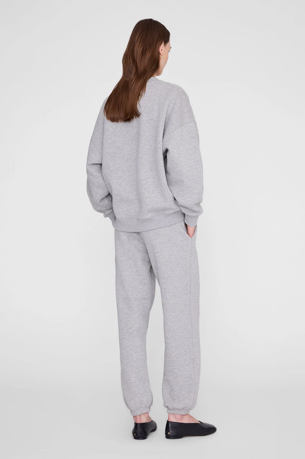 ANINE BING Miles Sweatshirt Collegiate in Grey