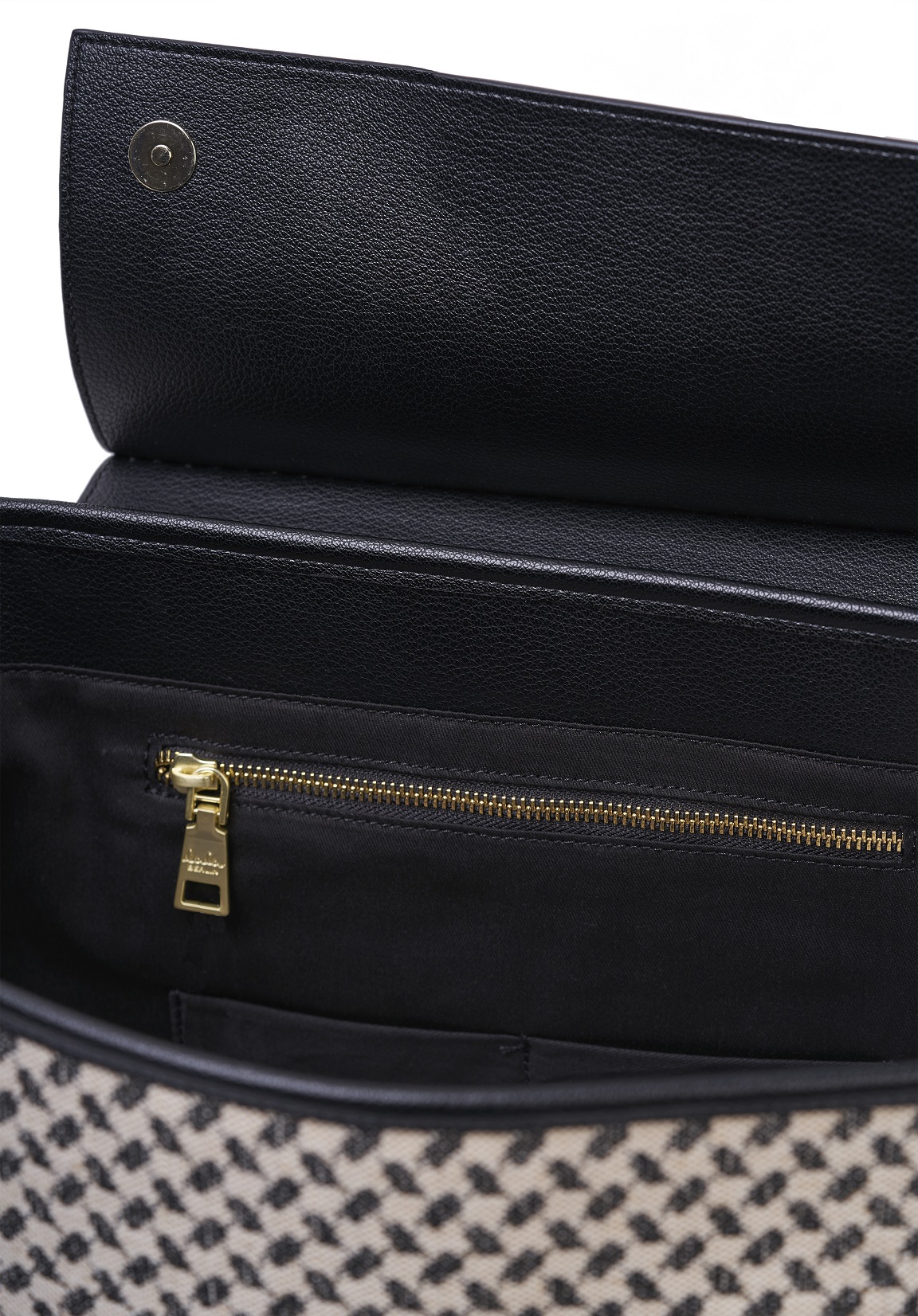 Lala Berlin East West Tote Melda Hessian X-Stitch