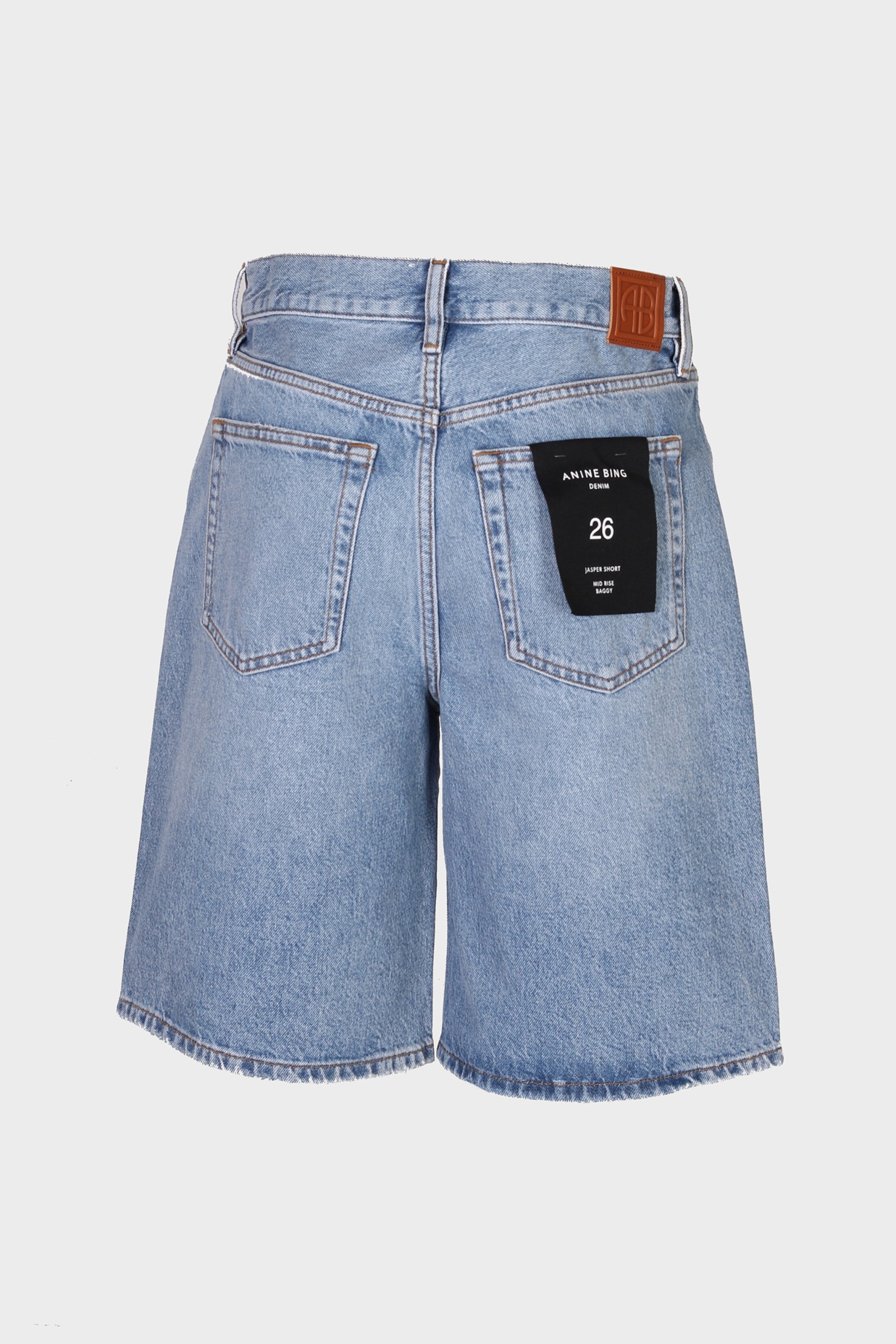 ANINE BING Jasper Jeans Short in Pacific Blue
