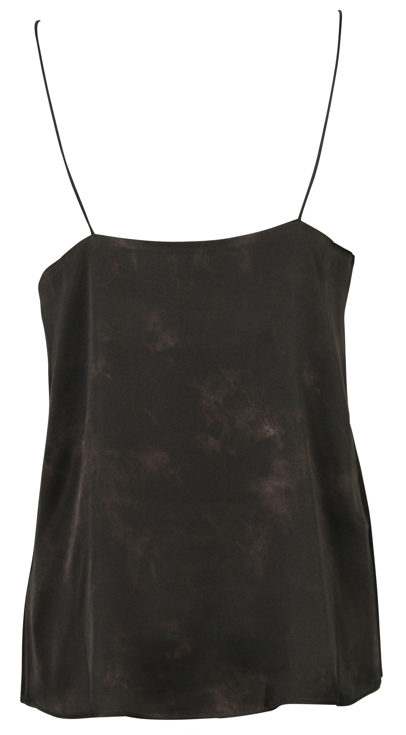 Anine Bing Silk Camisole Belle Black Tie Dye M