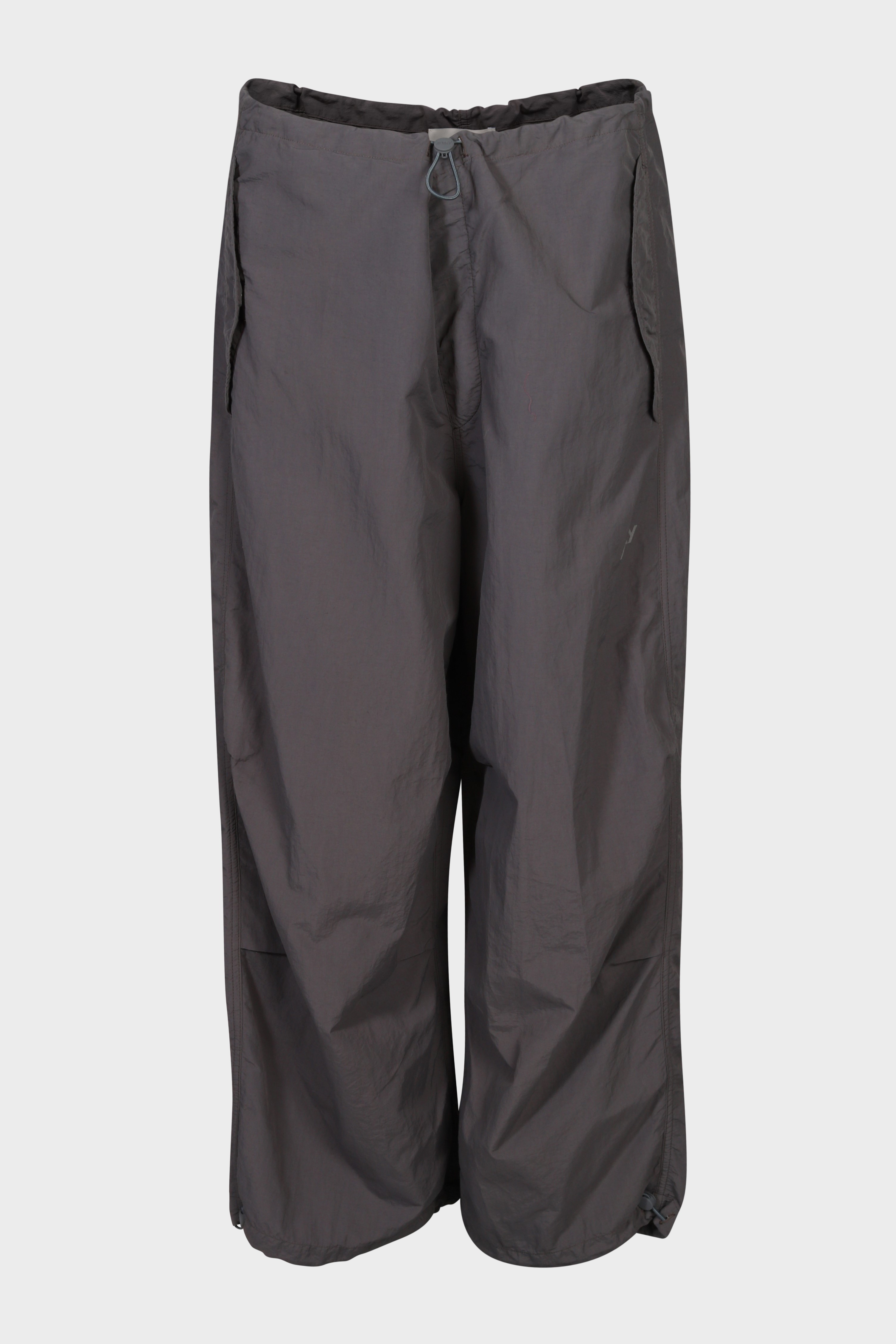 AUTRY ACTION SHOES Wide Leg Nylon Pant in Stone AUTRY ACTION SHOES Wide Leg Nylon Pant in Stone