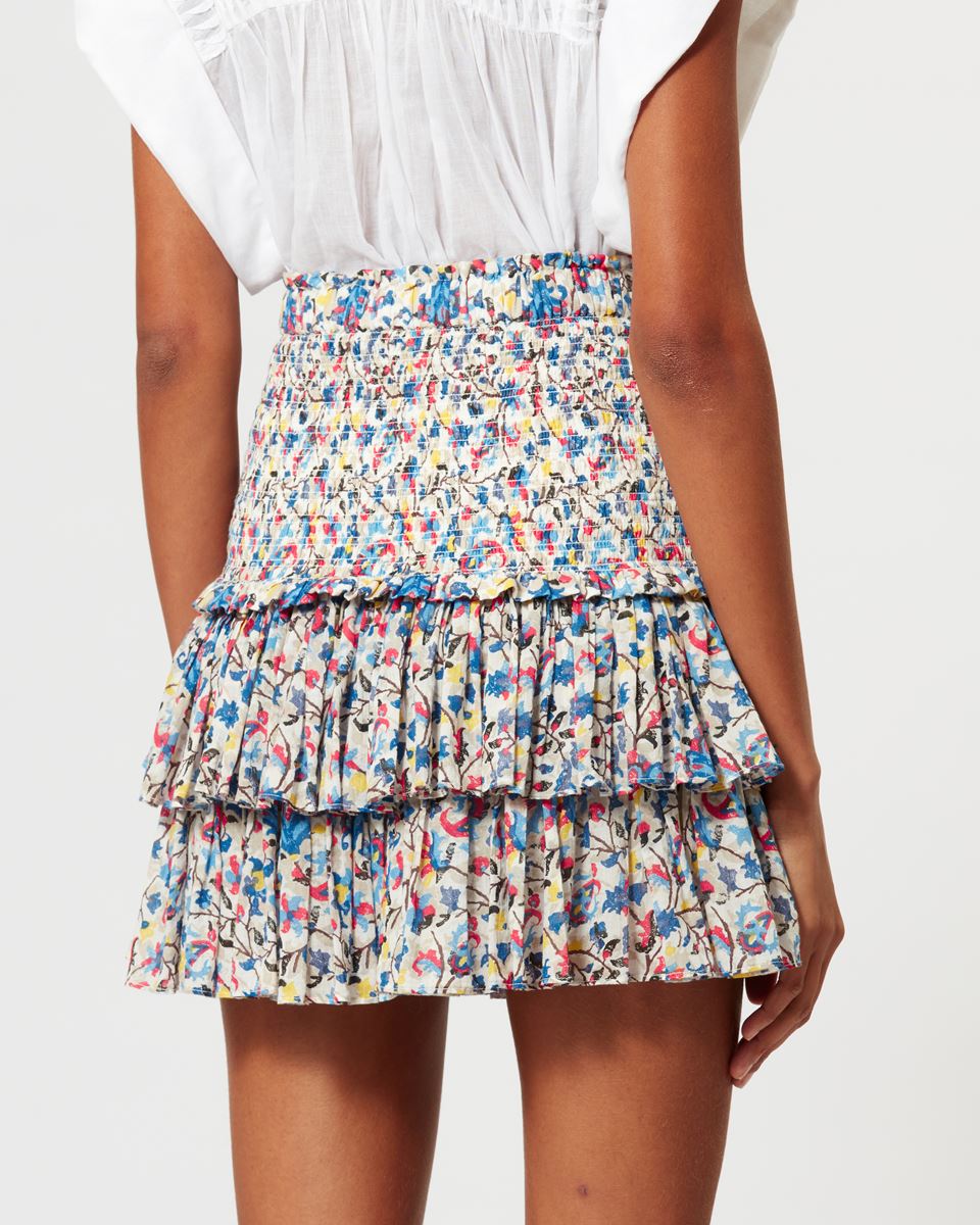ISABEL MARANT ÉTOILE Naomi Skirt in White/Blue FR36 / DE34