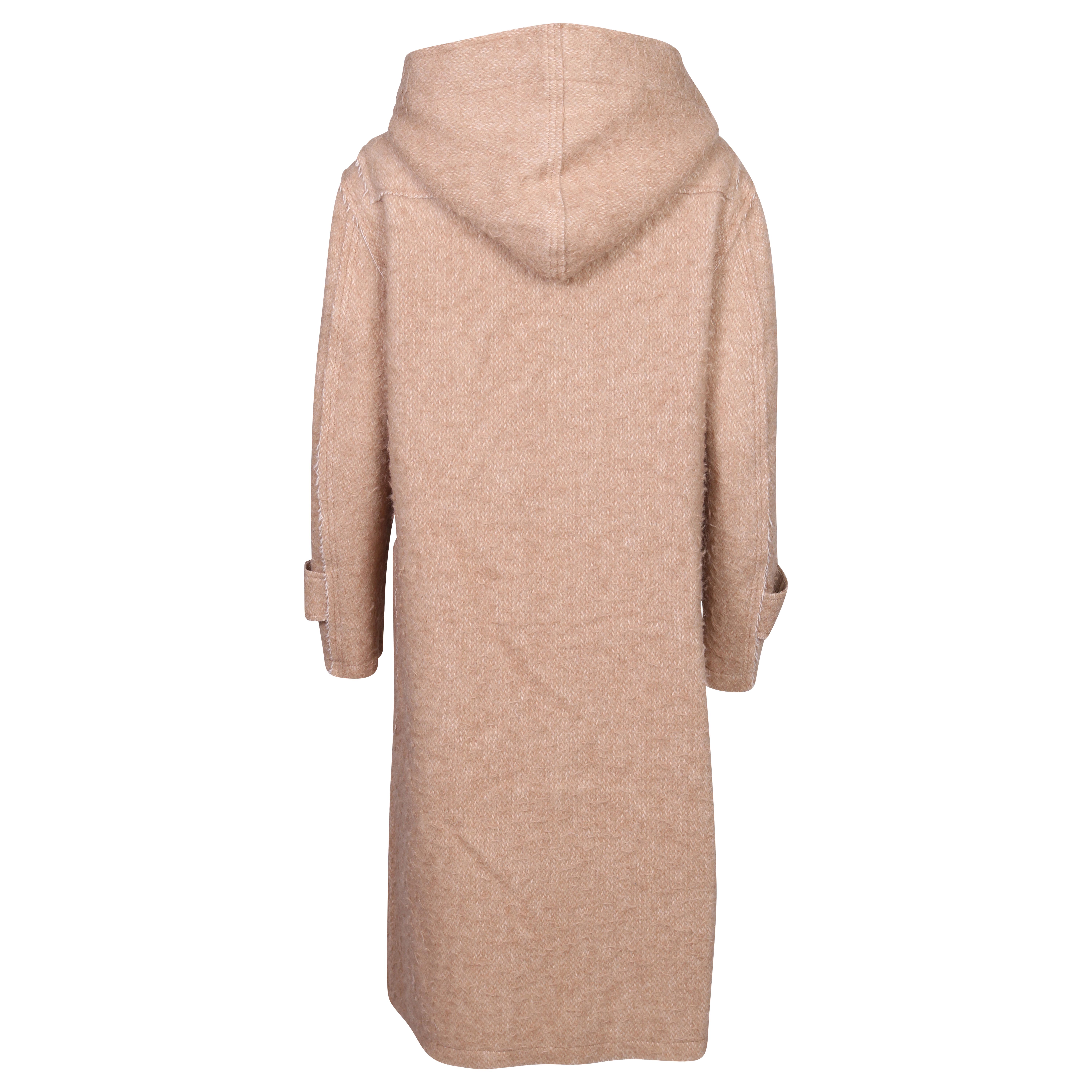 R13 Raw Edge Toggle Coat in Camel