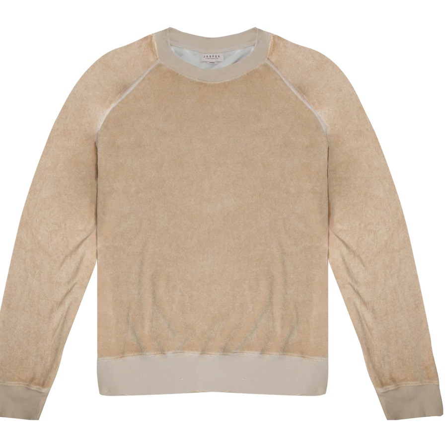 Jasper Los Angeles Terry Crewneck Sweatshirt Sunset in Sand