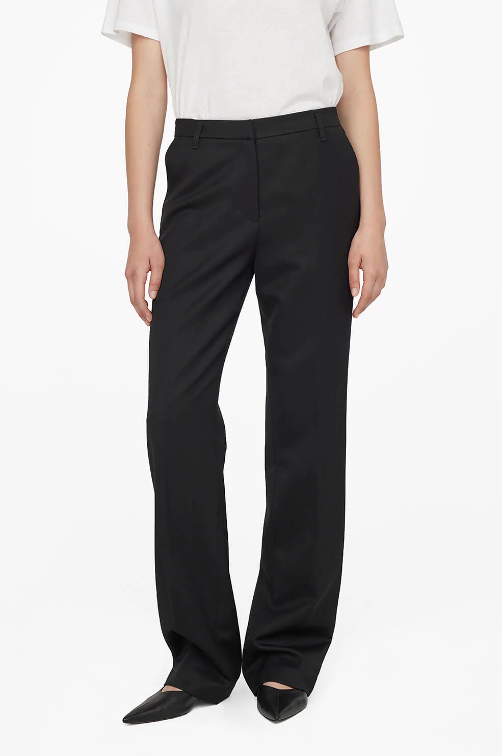 Anine Bing Classic Pant in Black 40
